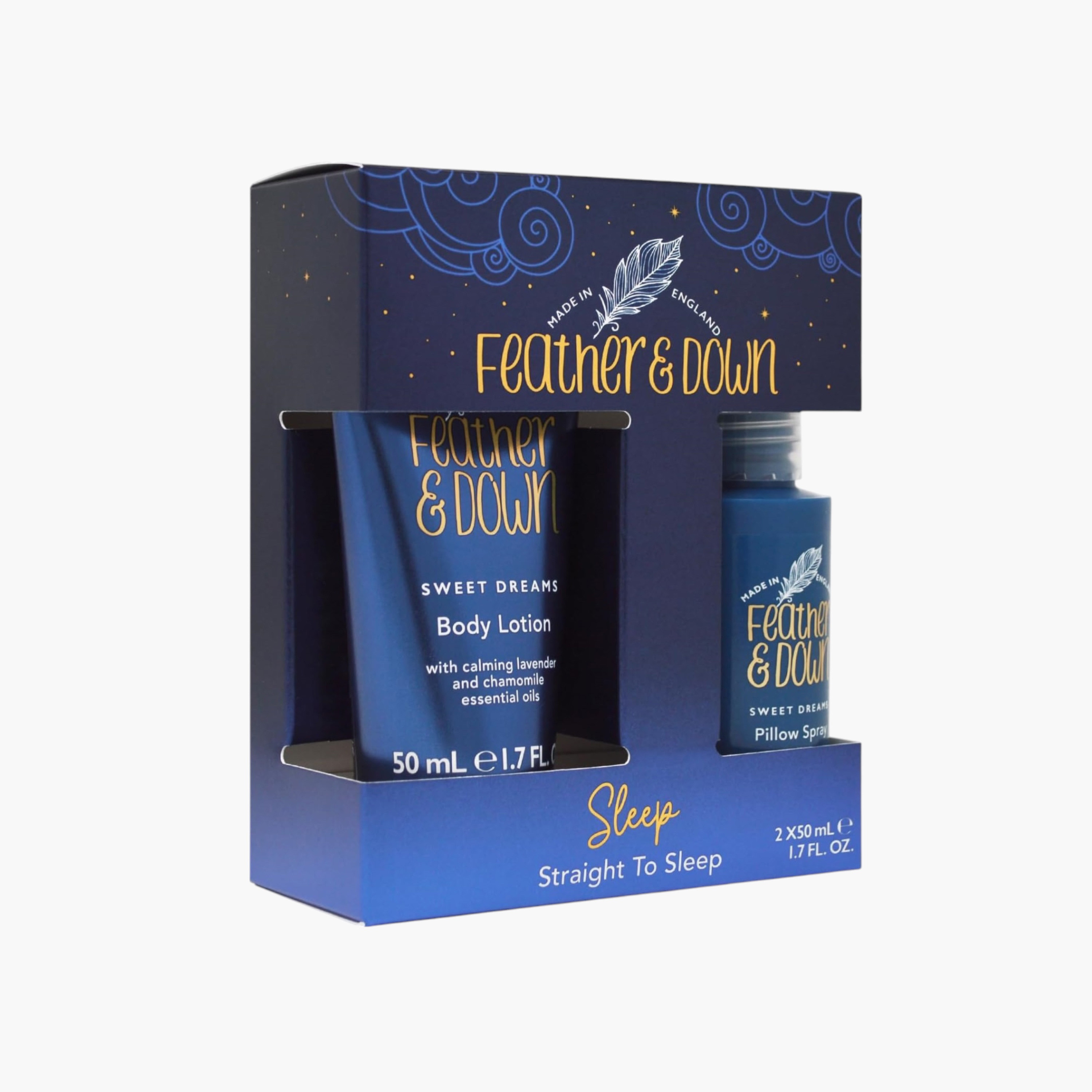 مجموعة هدايا لوشن الجسم وبخّاخ وسادة سويت دريمز من فيذر آند داون-beautyandpersonalcare-bathandbody-giftsets-image-2