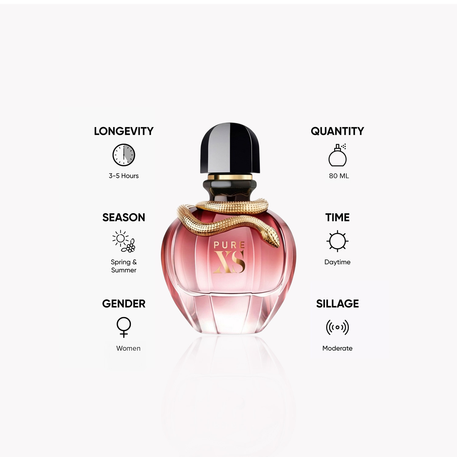 عطر أو دو بارفان اكس اس بيور للنساء من باكو رابان - 80 مل-beautyandpersonalcare-fragrance-women-image-5