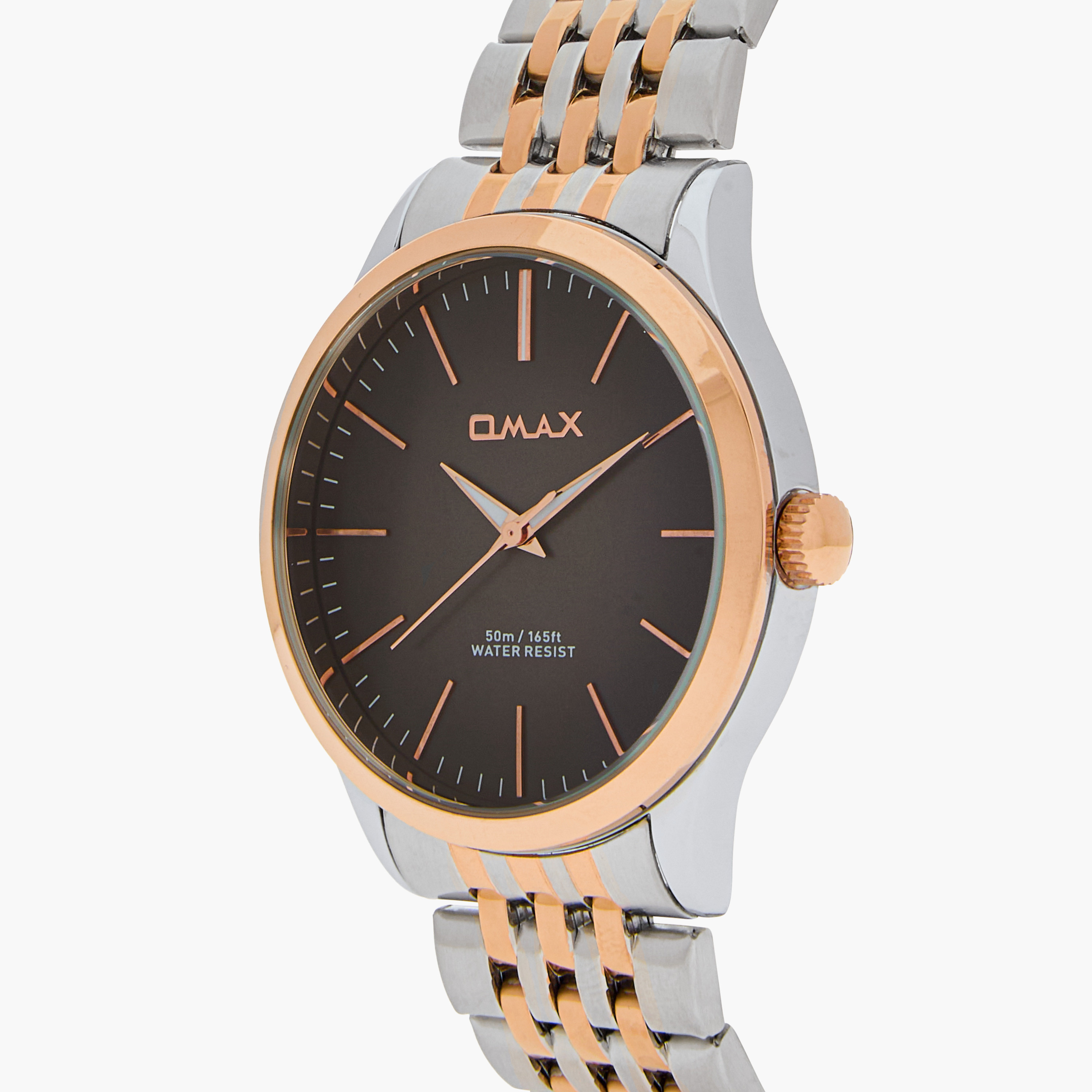 Omax Men's Gold and Silver Analog Wrist Watch 00ACB101N018-men-watchesandjewellery-watches-image-4