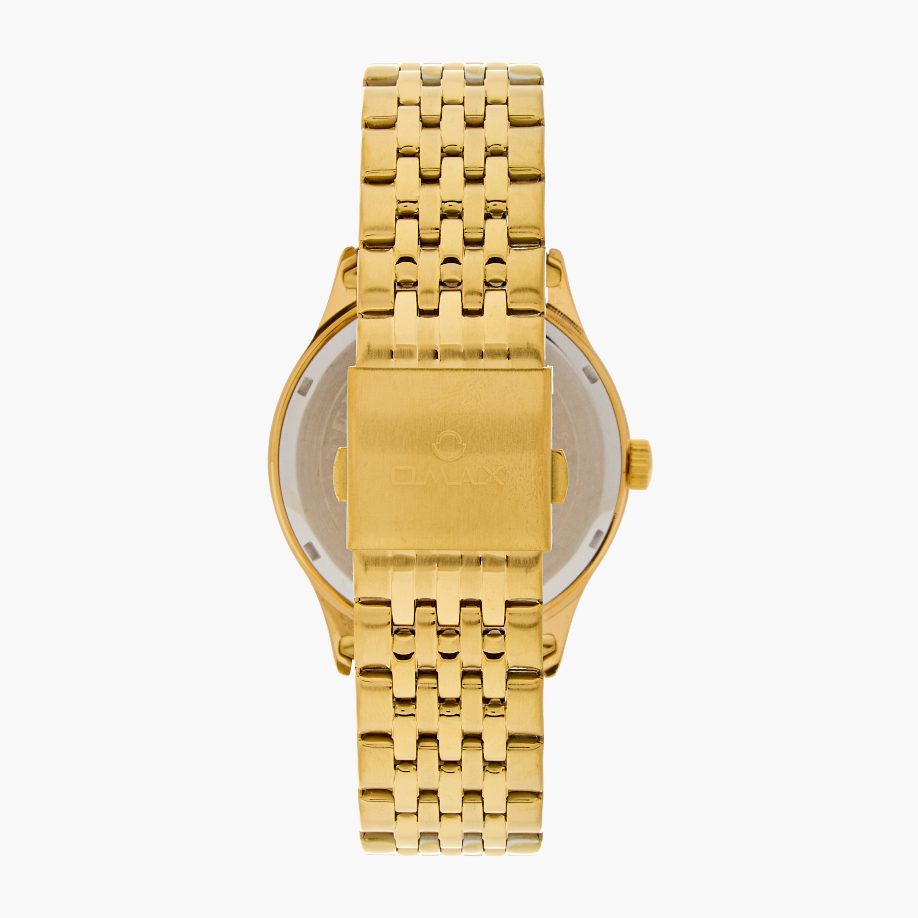 Omax Men's Gold Analog Wrist Watch 00ACB101Q008-men-watchesandjewellery-watches-image-3