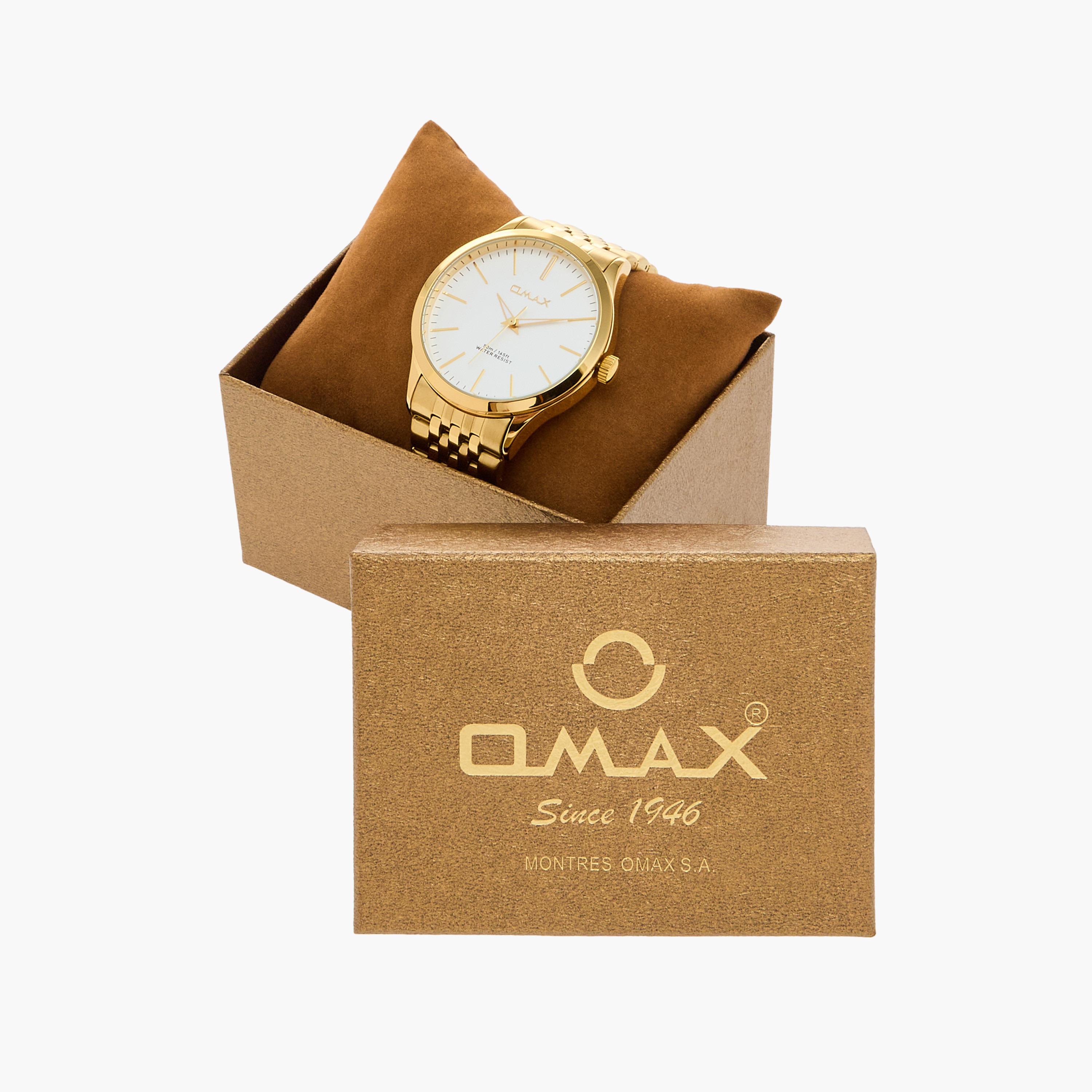 ساعة يد تناظرية ذهبية للرجال من أوماكس 00ACB101Q008-men-watchesandjewellery-watches-image-6