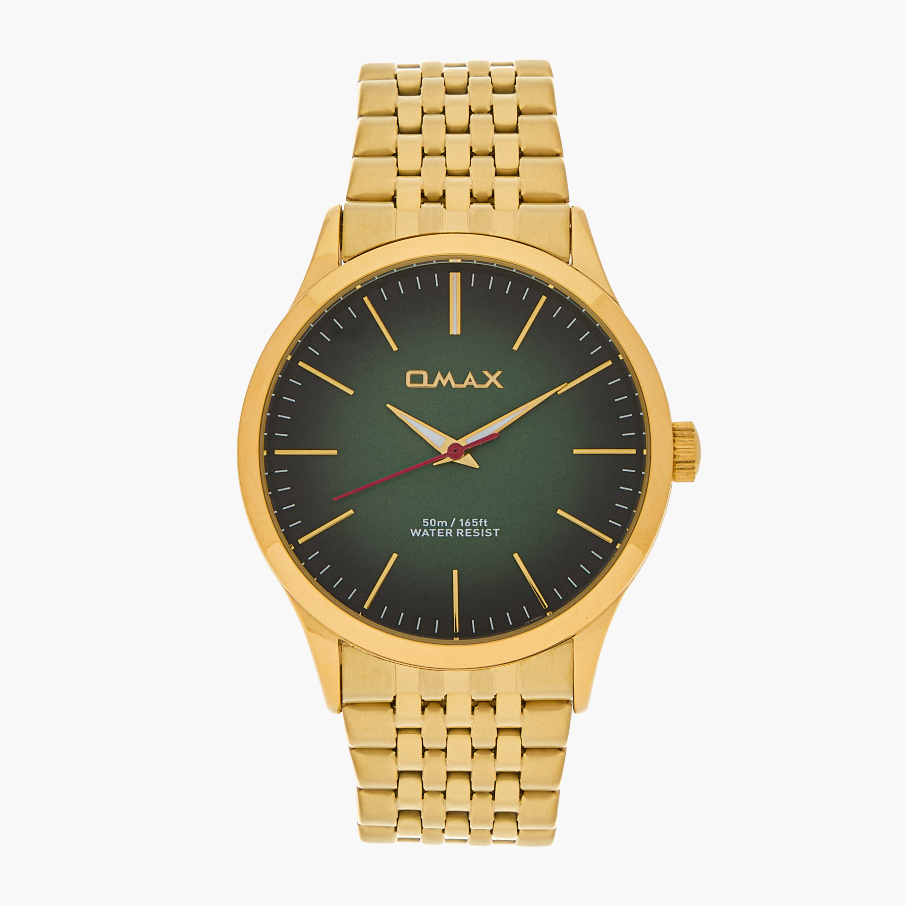 ساعة يد تناظرية ذهبية للرجال من أوماكس - 00ACB101Q00E-men-watchesandjewellery-watches-image-1