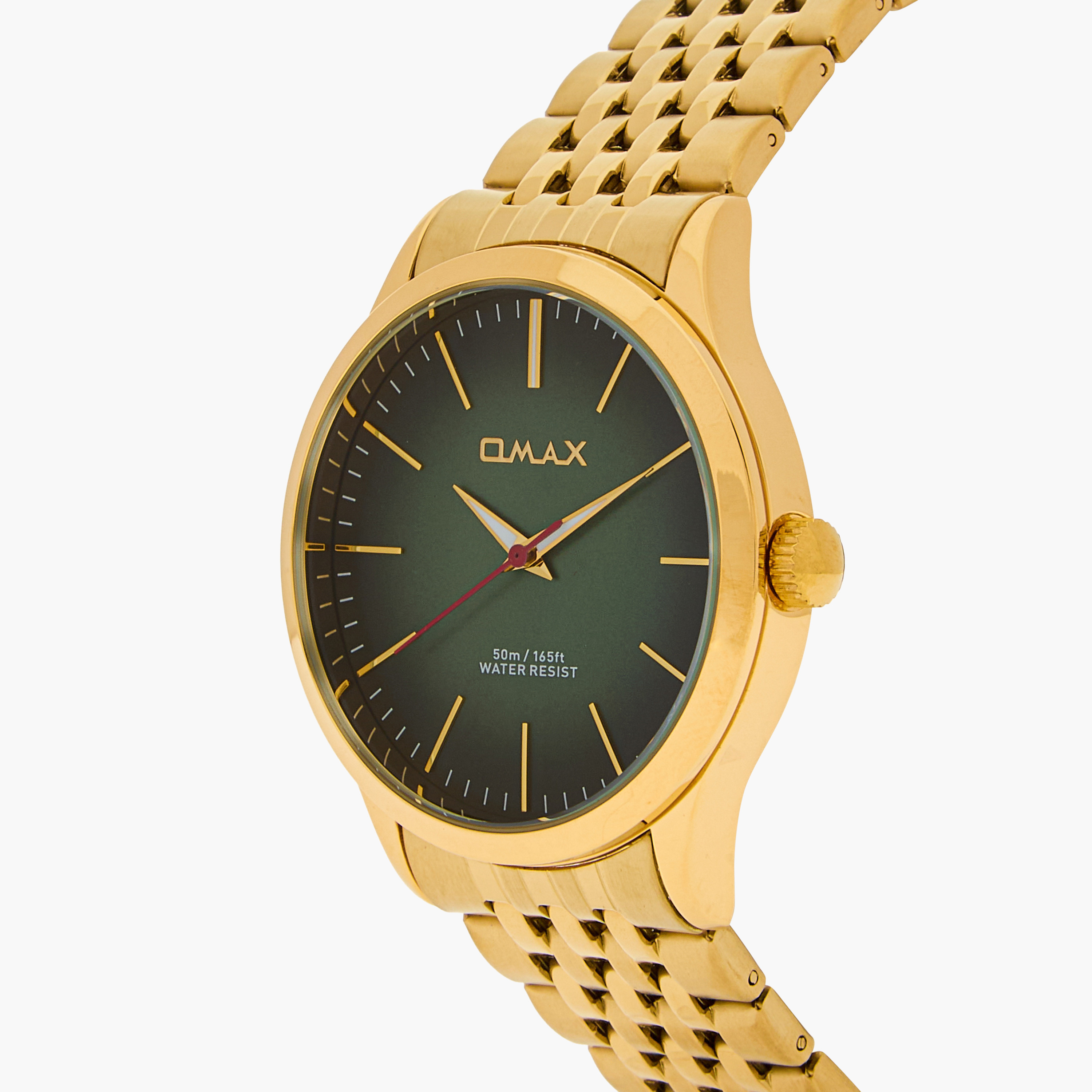 ساعة يد تناظرية ذهبية للرجال من أوماكس - 00ACB101Q00E-men-watchesandjewellery-watches-image-4