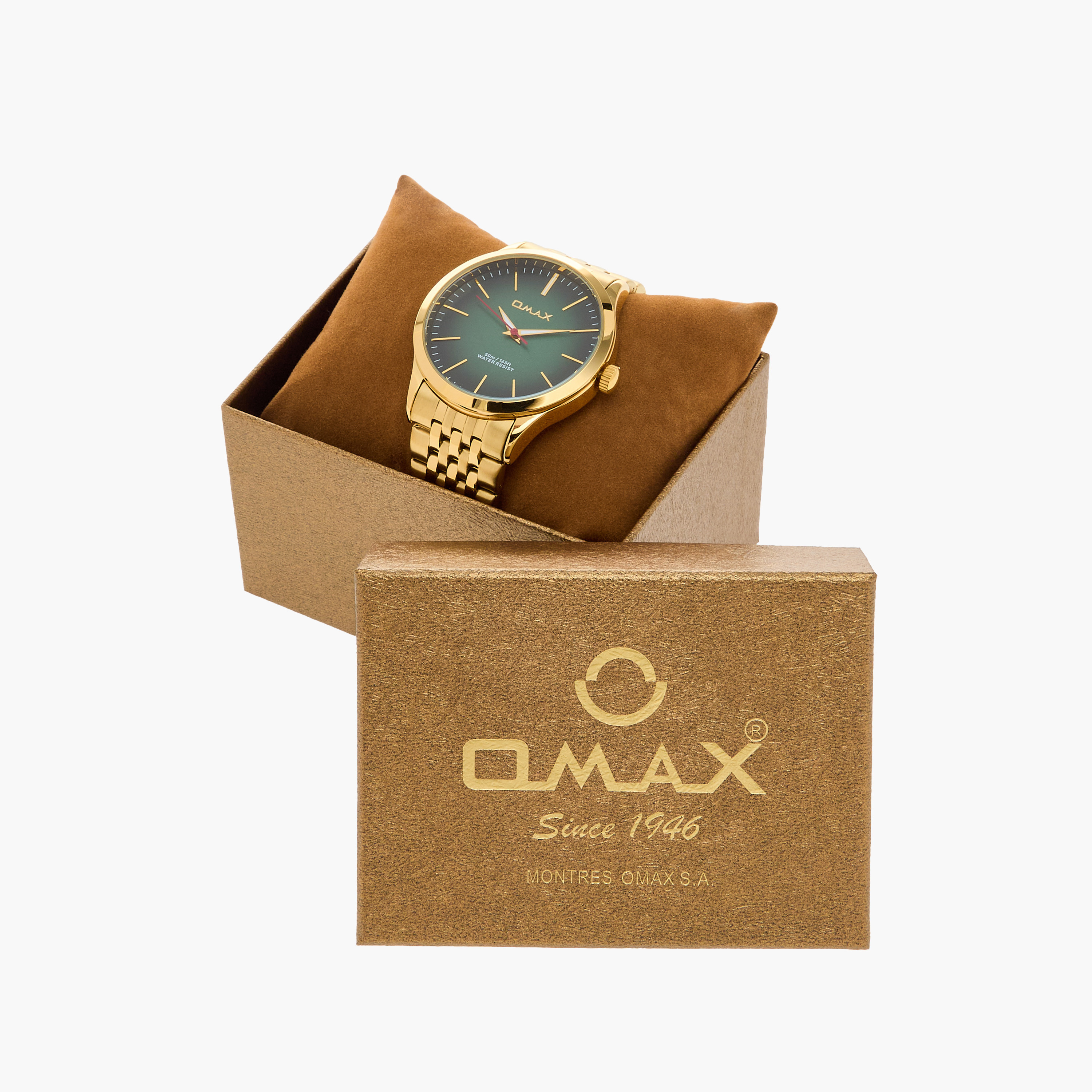 ساعة يد تناظرية ذهبية للرجال من أوماكس - 00ACB101Q00E-men-watchesandjewellery-watches-image-6
