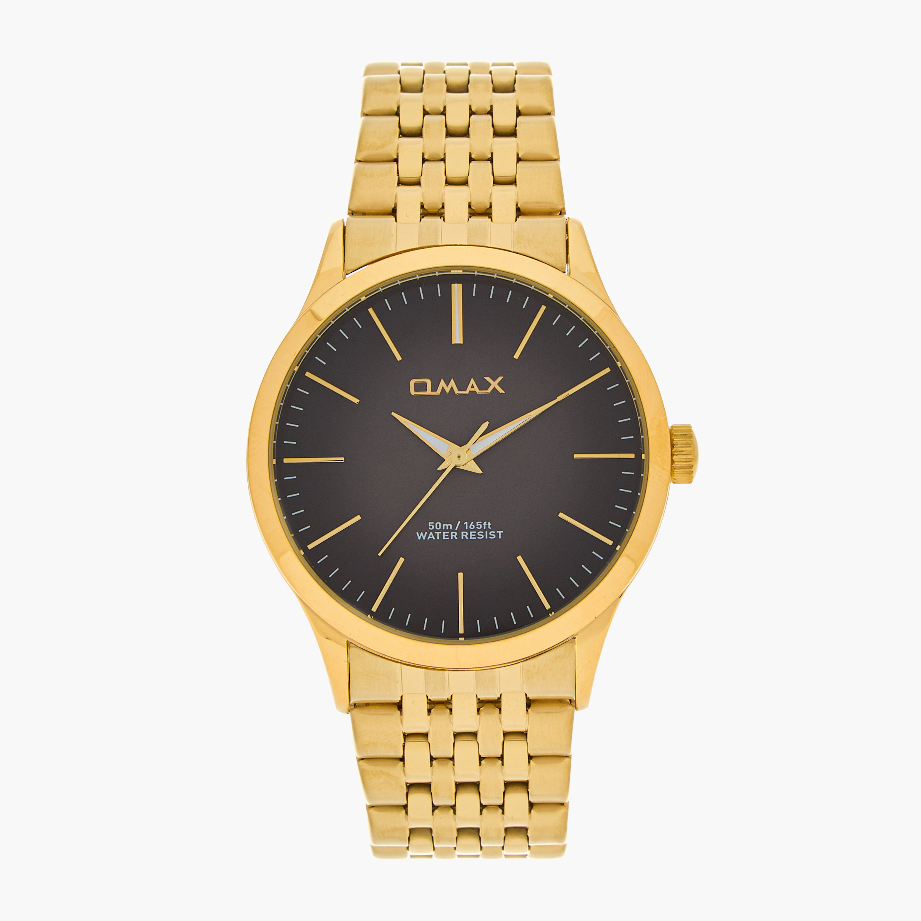 Omax Men's Gold Analog Wrist Watch 00ACB101Q00J-men-watchesandjewellery-watches-image-1