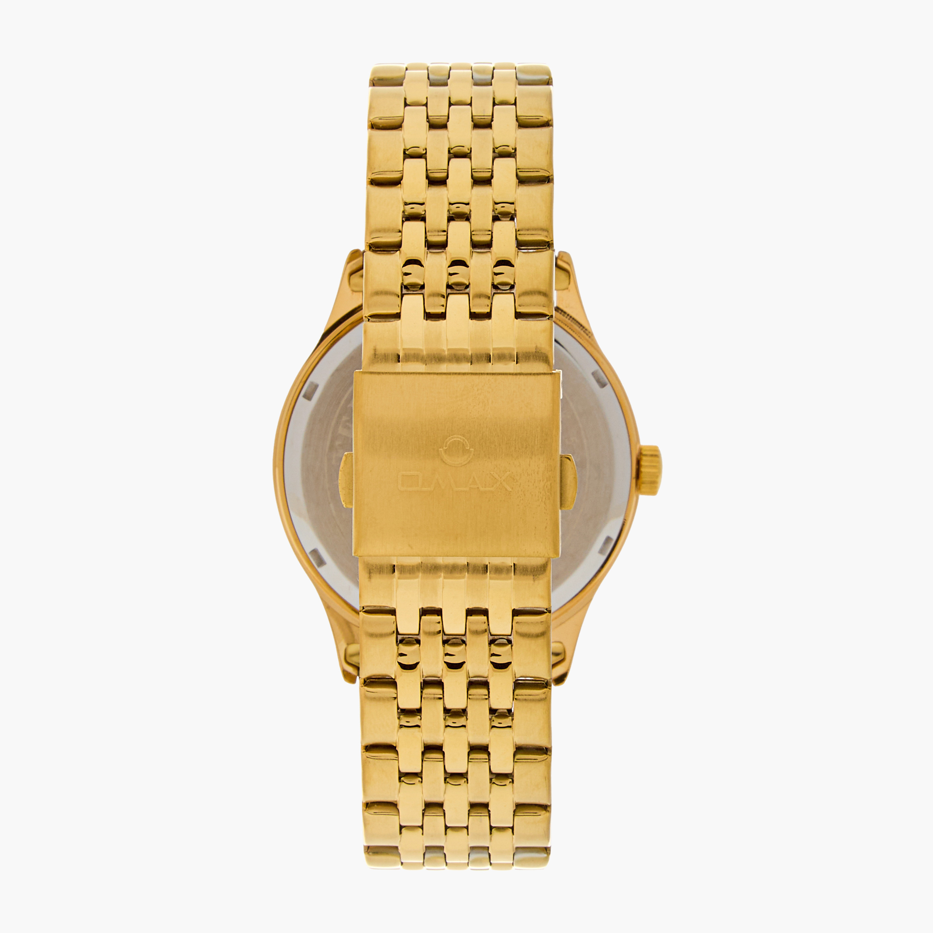Omax Men's Gold Analog Wrist Watch 00ACB101Q00J-men-watchesandjewellery-watches-image-3