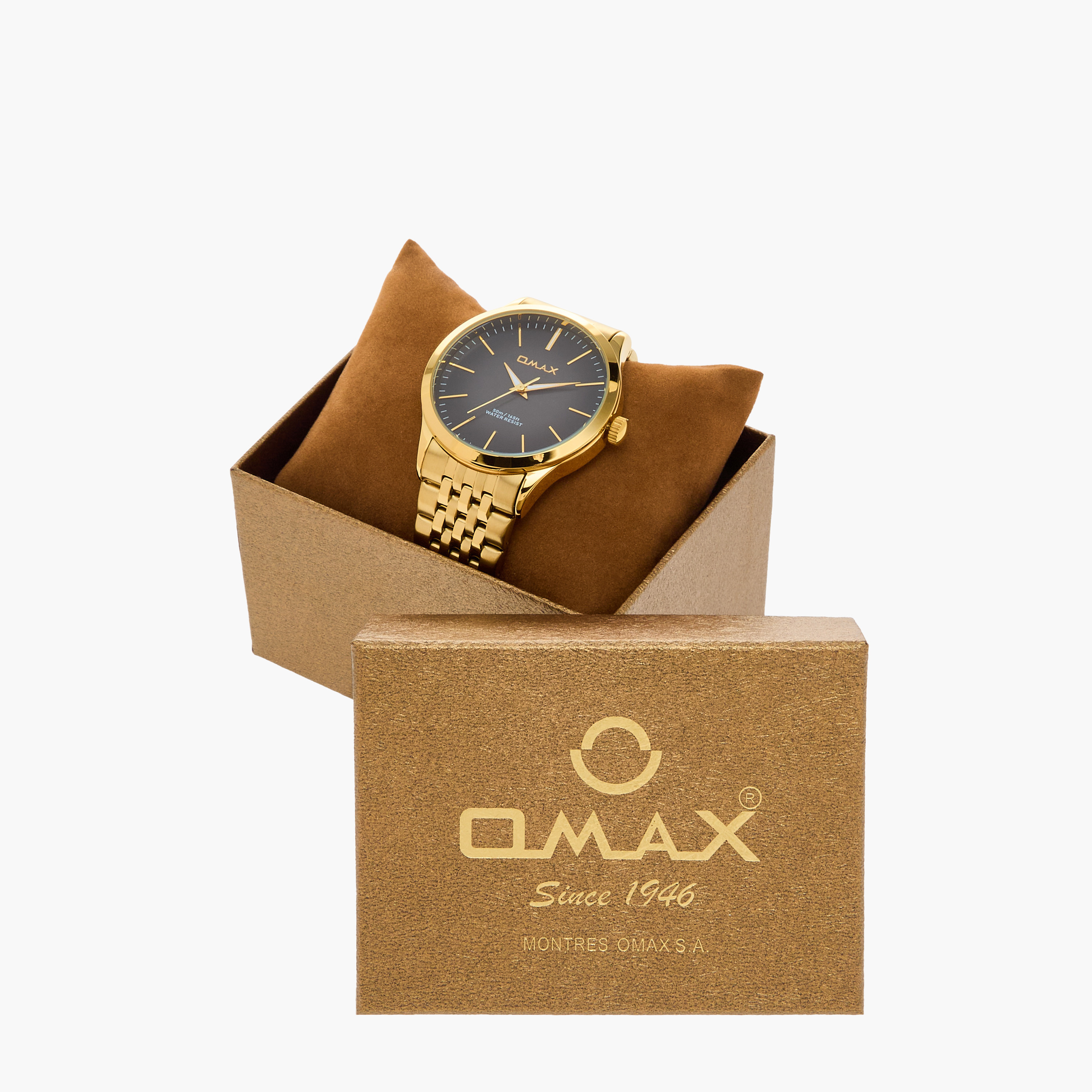 Omax Men's Gold Analog Wrist Watch 00ACB101Q00J-men-watchesandjewellery-watches-image-6