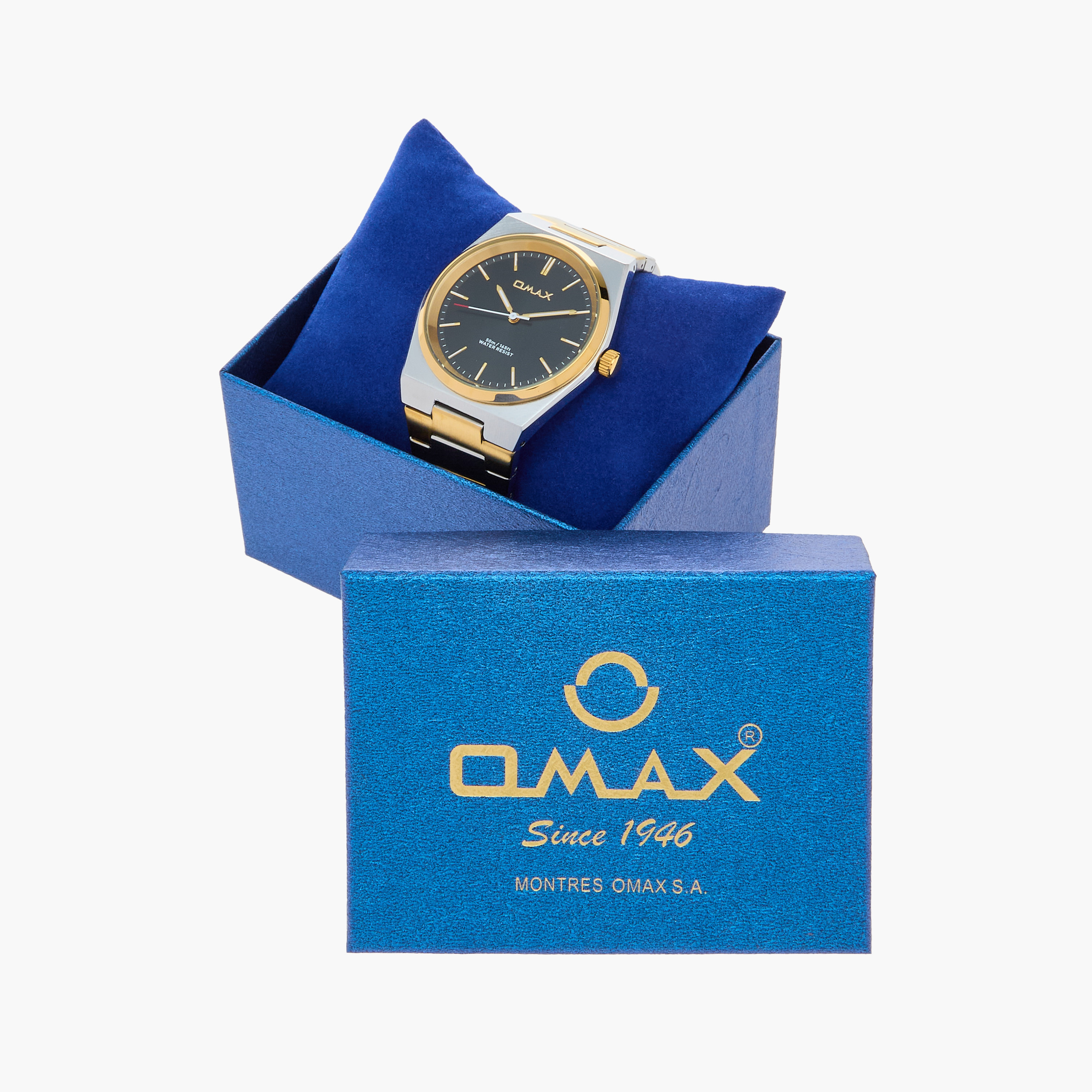ساعة يد تناظرية فضية في ذهبية للرجال من أوماكس 00ACB105N002-men-watchesandjewellery-watches-image-6