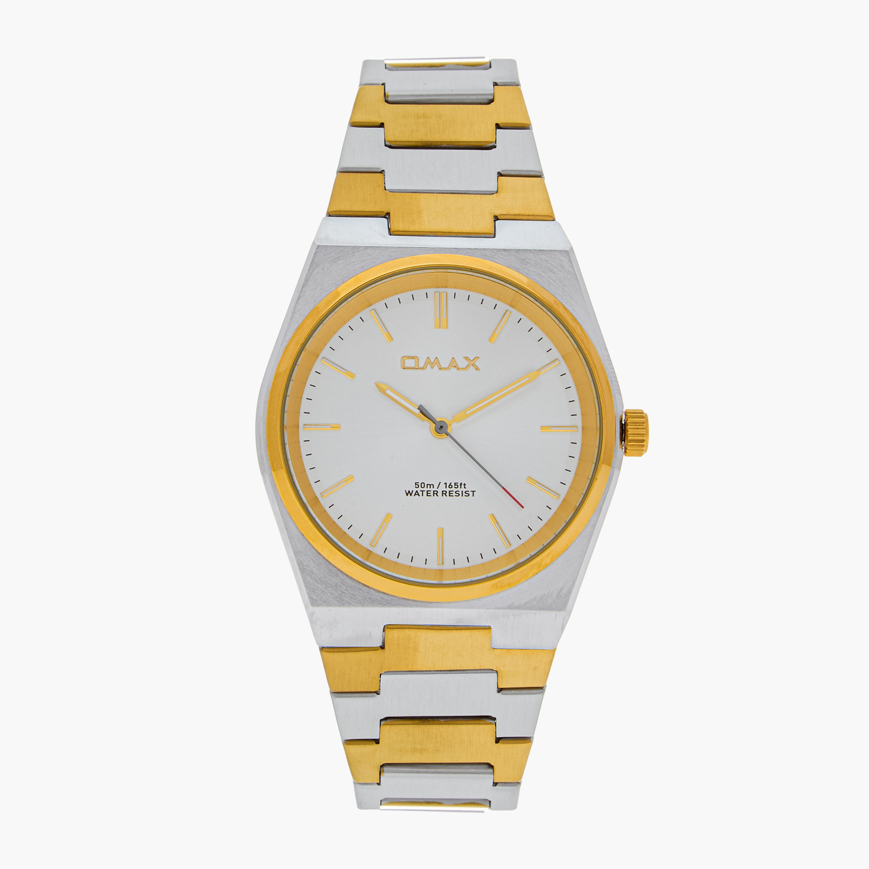 ساعة يد تناظرية فضية في ذهبية للرجال من أوماكس 00ACB105N002-men-watchesandjewellery-watches-image-8