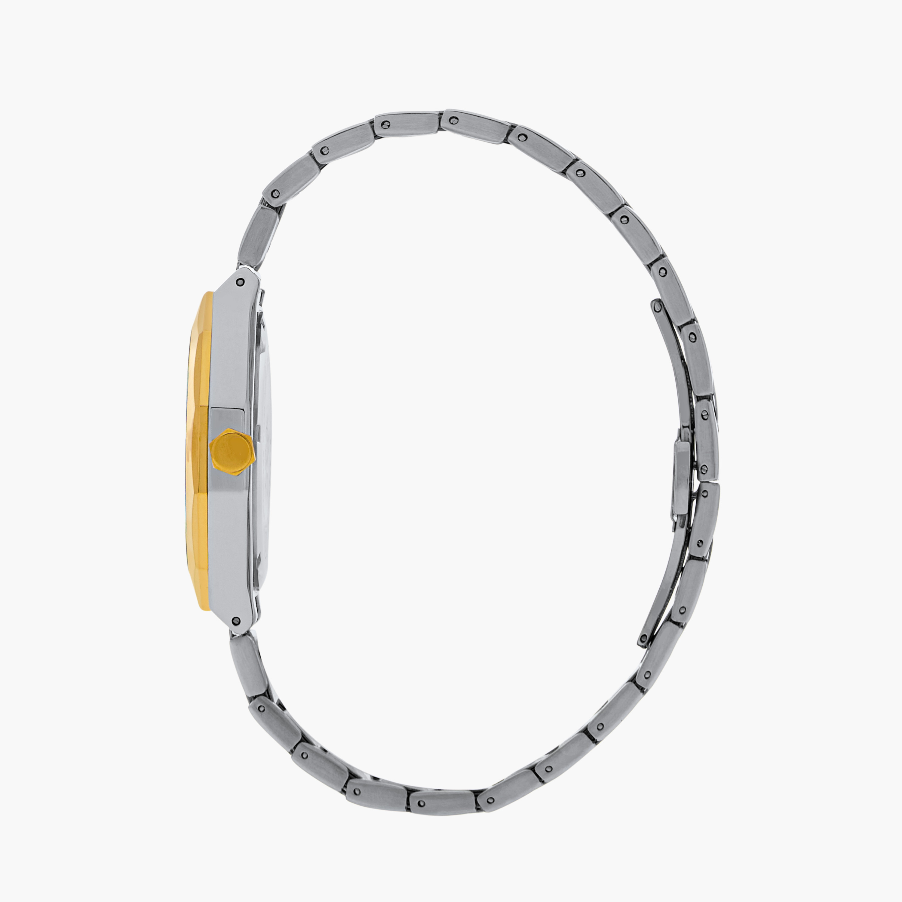 ساعة يد تناظرية فضية وذهبية للرجال من أوماكس 00BFD001N005-men-watchesandjewellery-watches-image-2