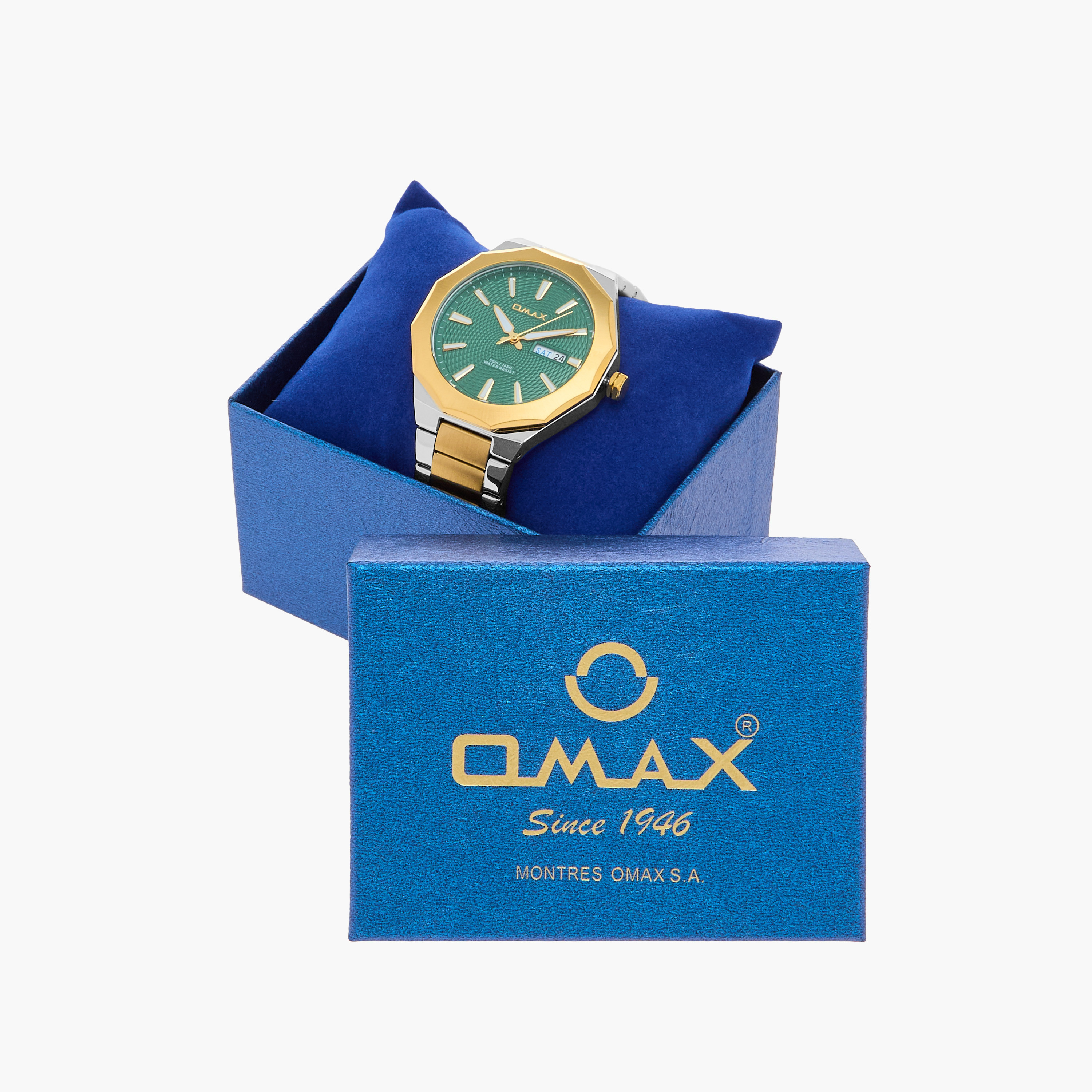 ساعة يد تناظرية بسوار فضي وذهبي للرجال من أوماكس 00BFD001N002-men-watchesandjewellery-watches-image-6