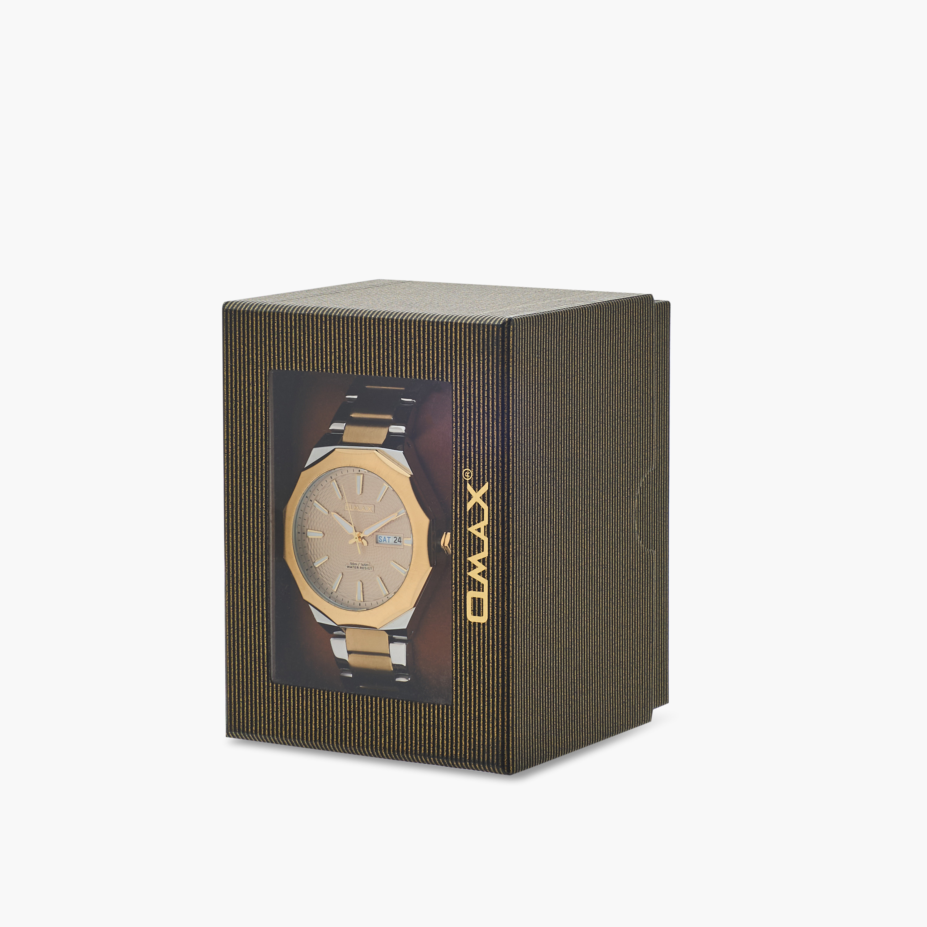Omax Men's Gold and Silver Analog Wrist Watch 00BFD001N002-men-watchesandjewellery-watches-image-7