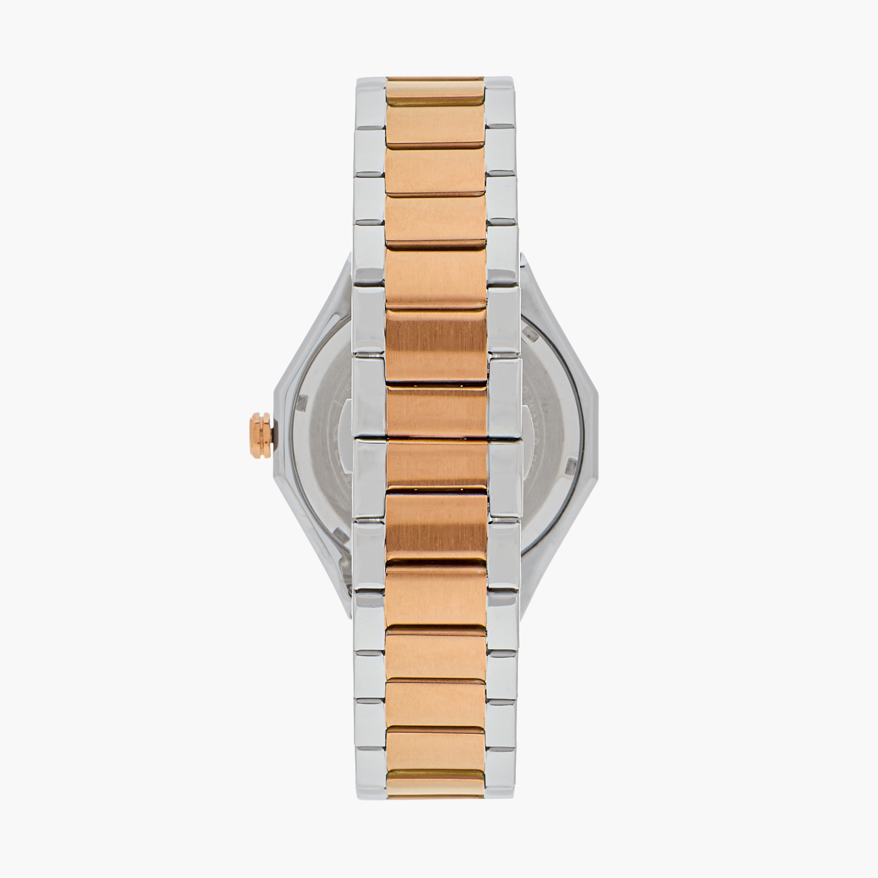 ساعة يد تناظرية بسوار فضي وذهبي للرجال من أوماكس 00BFD001N002-men-watchesandjewellery-watches-image-3