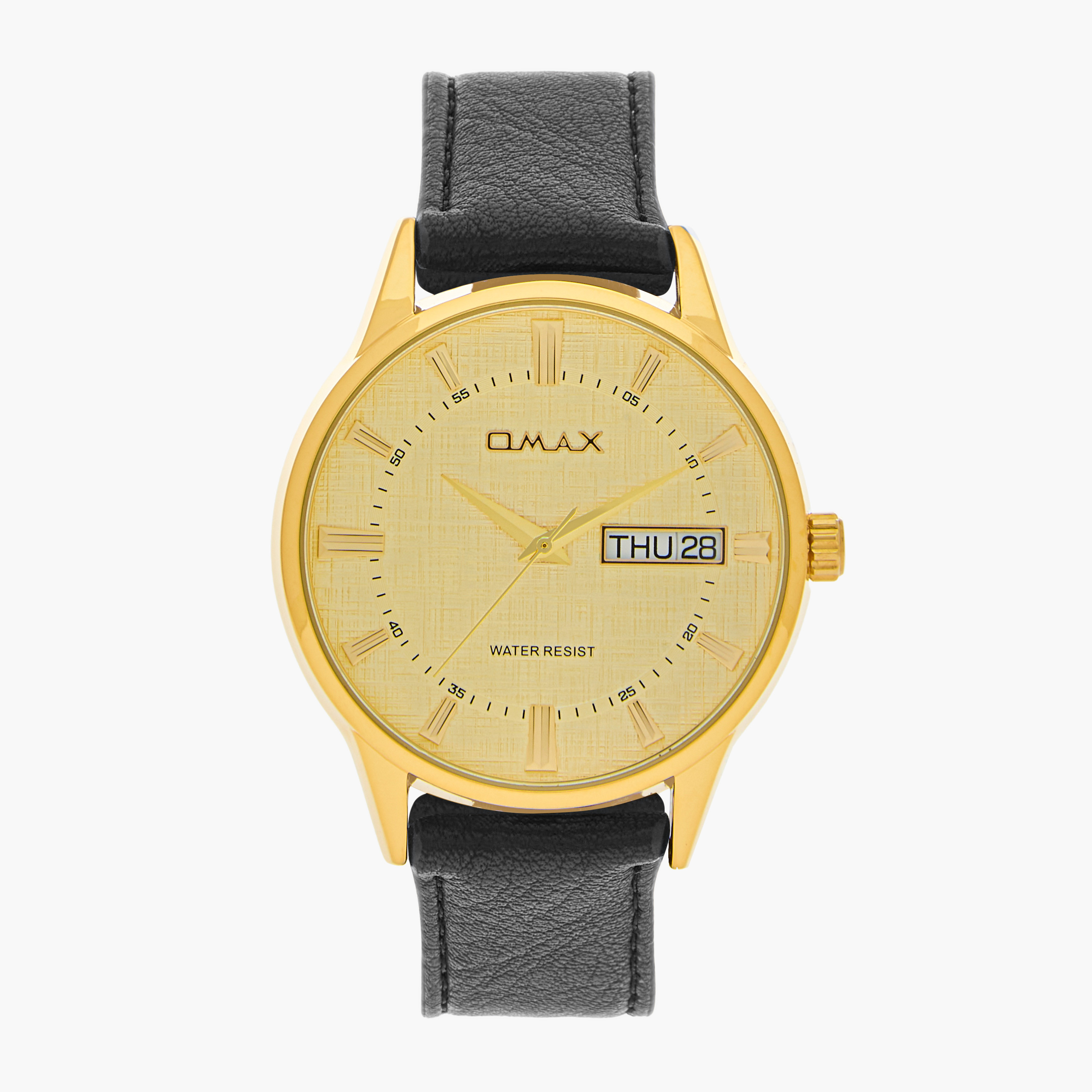 Omax Men's Black Analog Wrist Watch 00PRZ061QB01-men-watchesandjewellery-watches-image-1