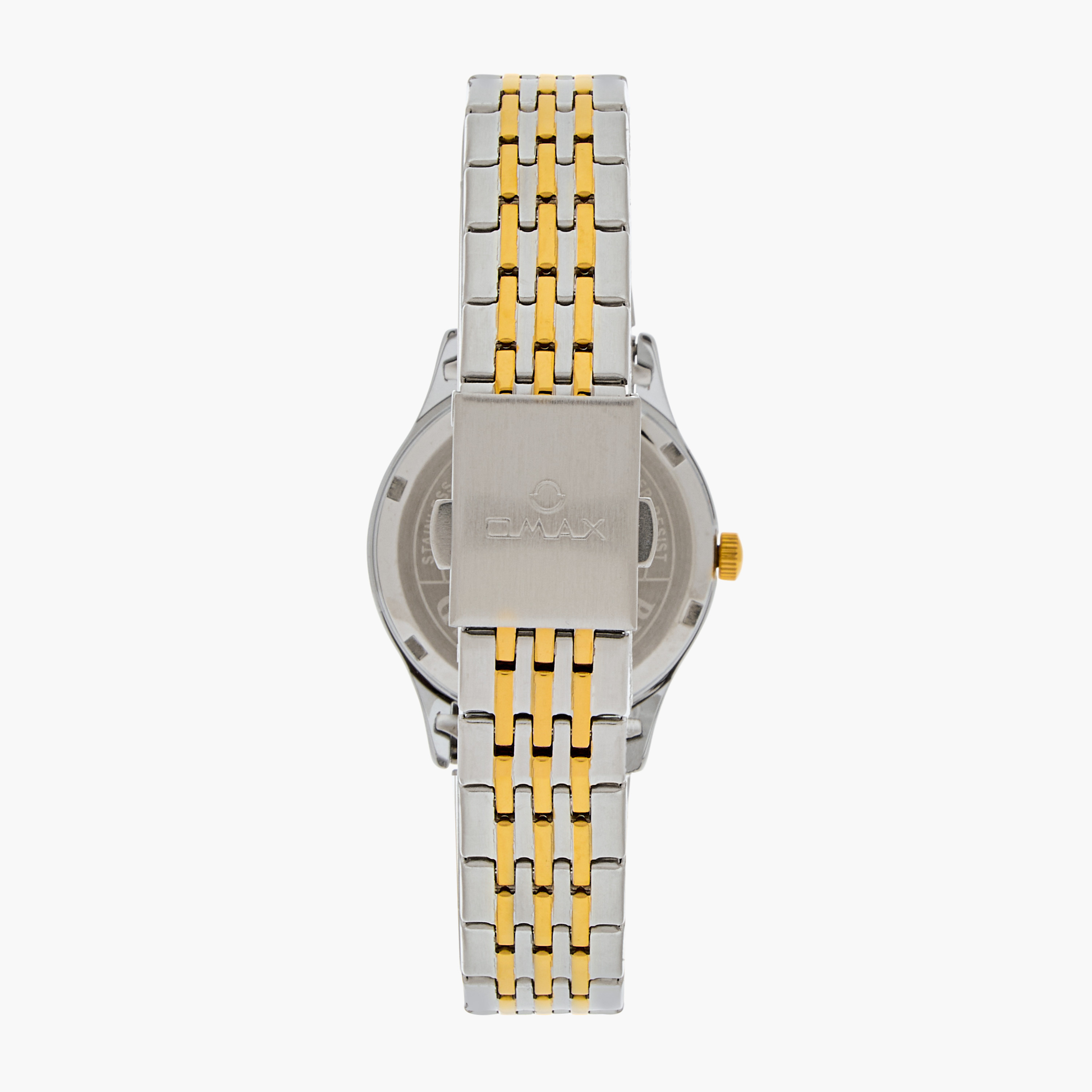 ساعة يد تناظرية بلون ذهبي وفضي للنساء من أوماكس 00ACB102N00W-women-watchesandjewellery-watches-image-3