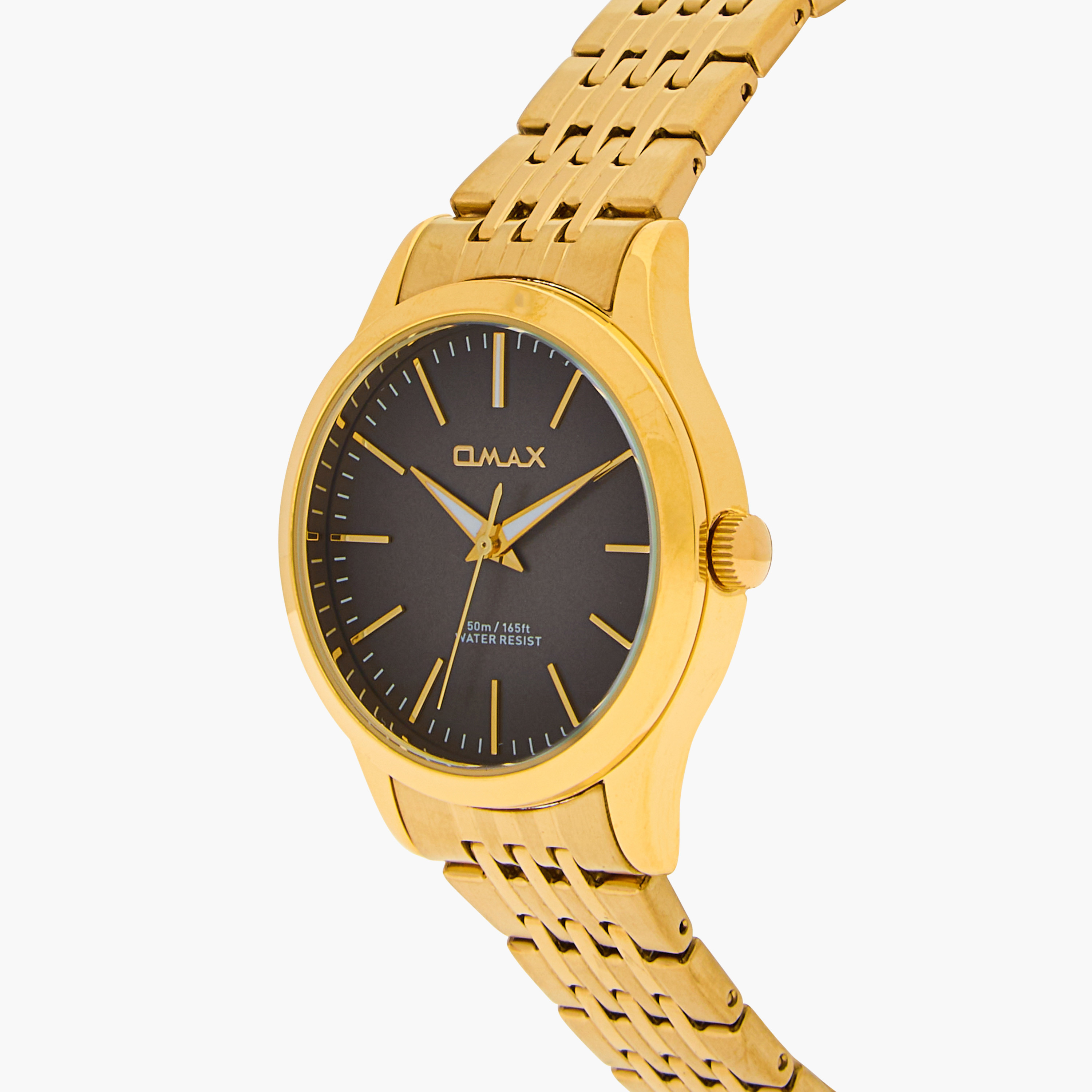 ساعة يد تناظرية ذهبية للنساء من أوماكس 00ACB102Q008-women-watchesandjewellery-watches-image-11