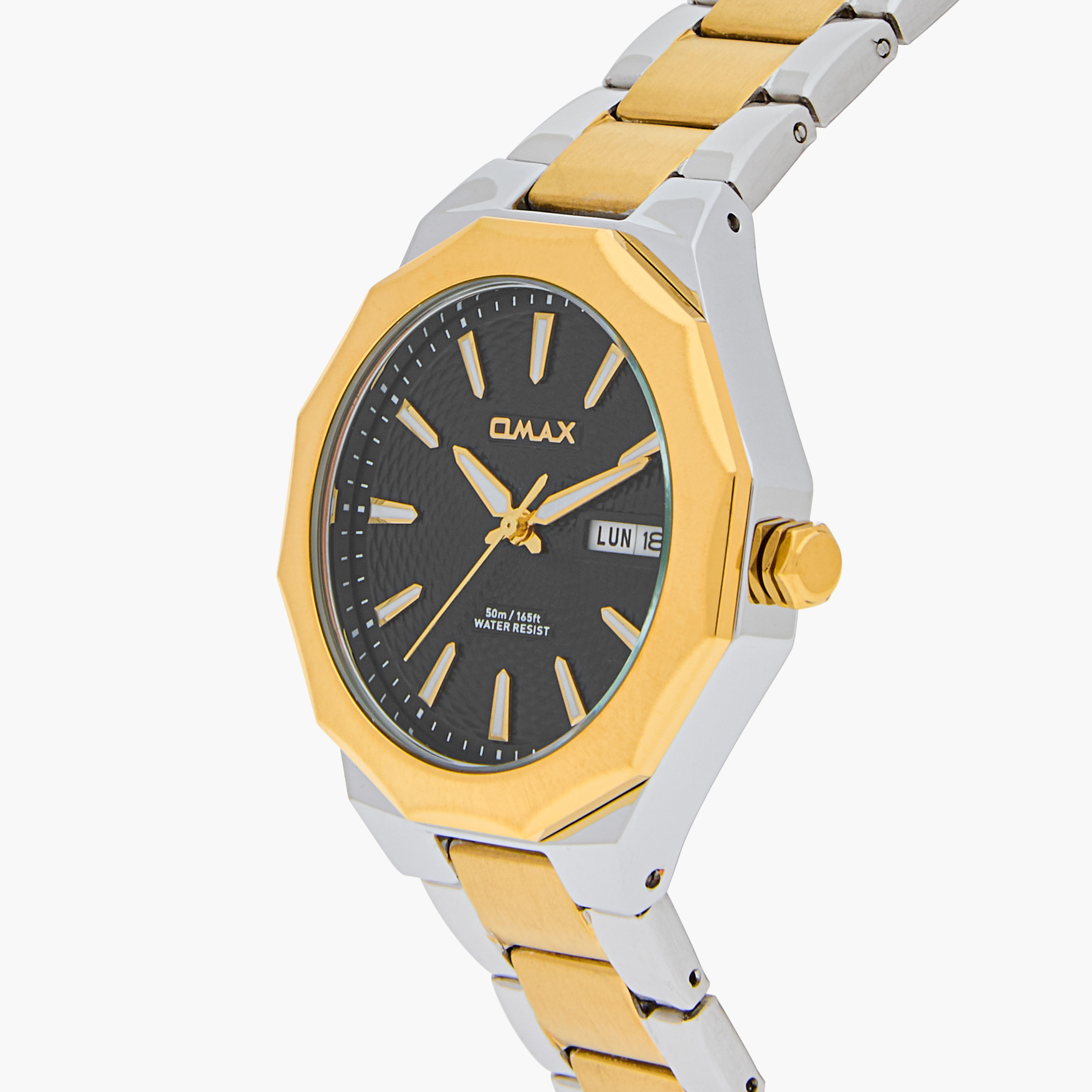 ساعة يد تناظرية فضية وذهبية للنساء من أوماكس - 00BFD002N002-women-watchesandjewellery-watches-image-4