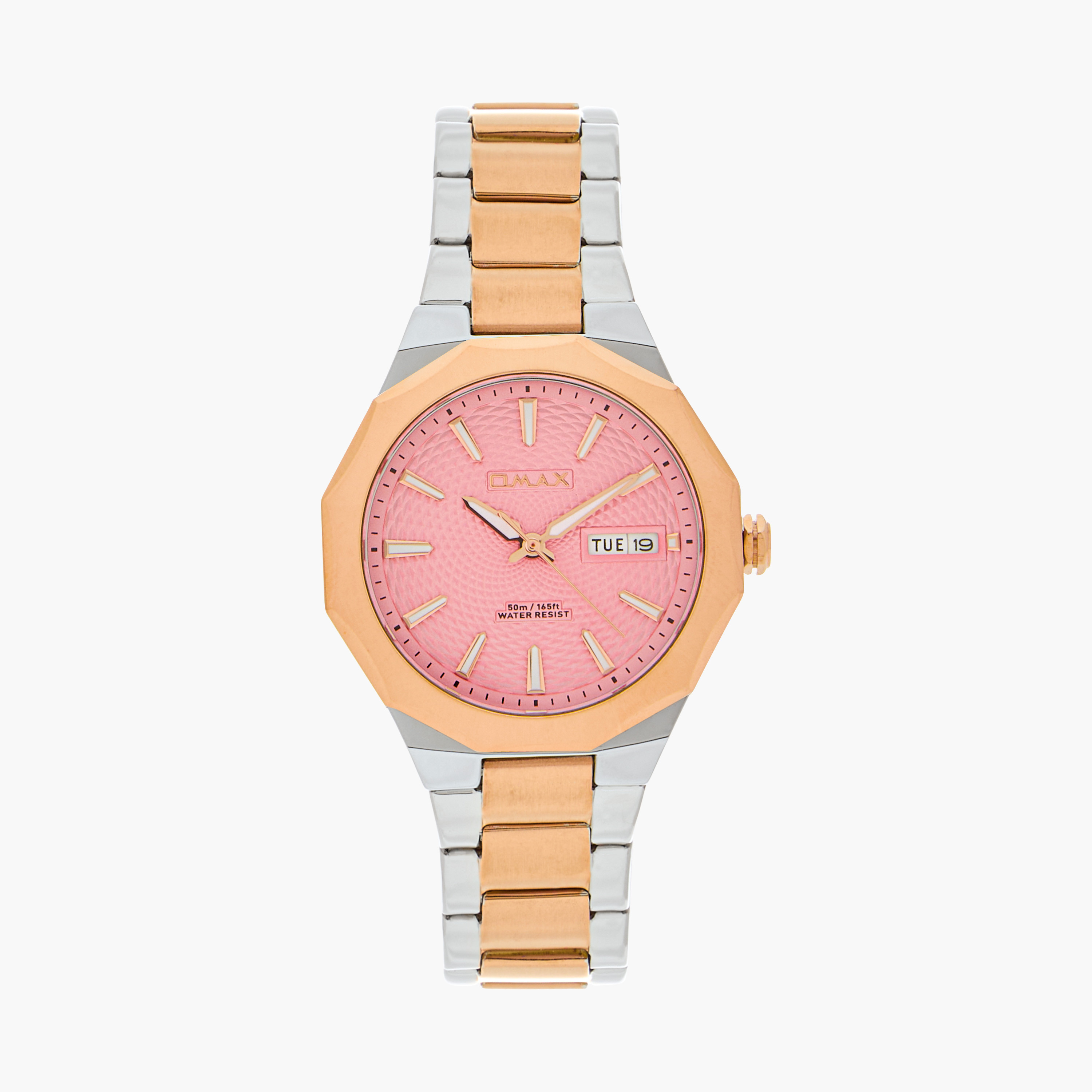 ساعة يد تناظرية فضية وذهبية للنساء من أوماكس - 00BFD002N002-women-watchesandjewellery-watches-image-15