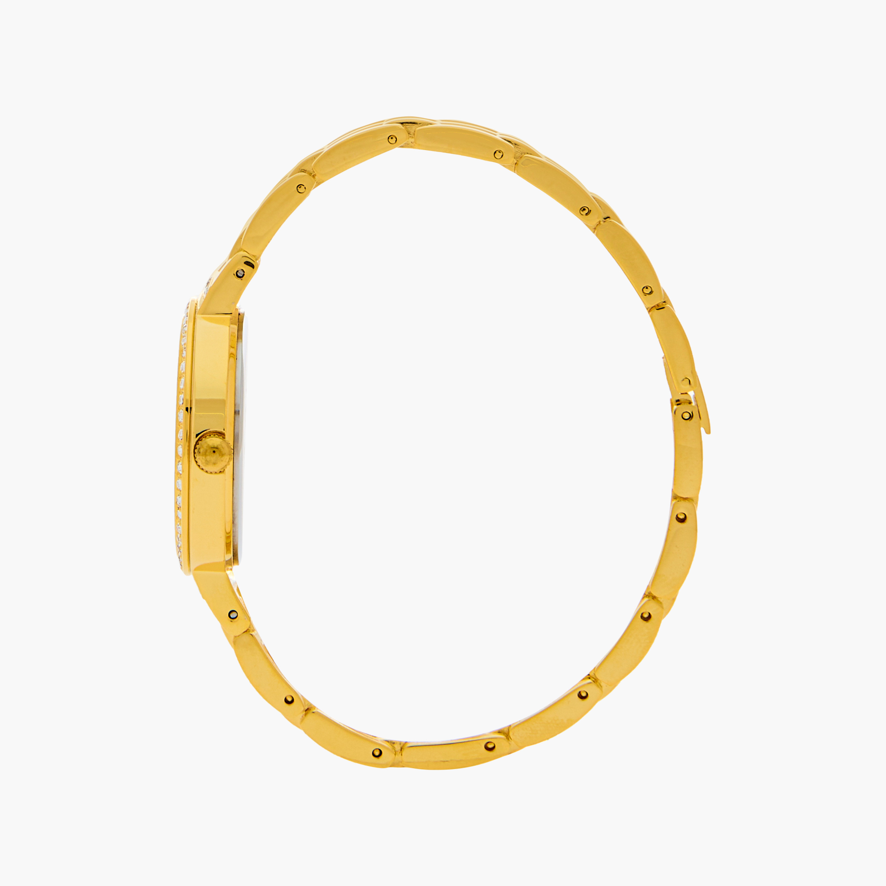 ساعة يد تناظرية بلون ذهبي للنساء من أوماكس 00JED254G001-women-watchesandjewellery-watches-image-2