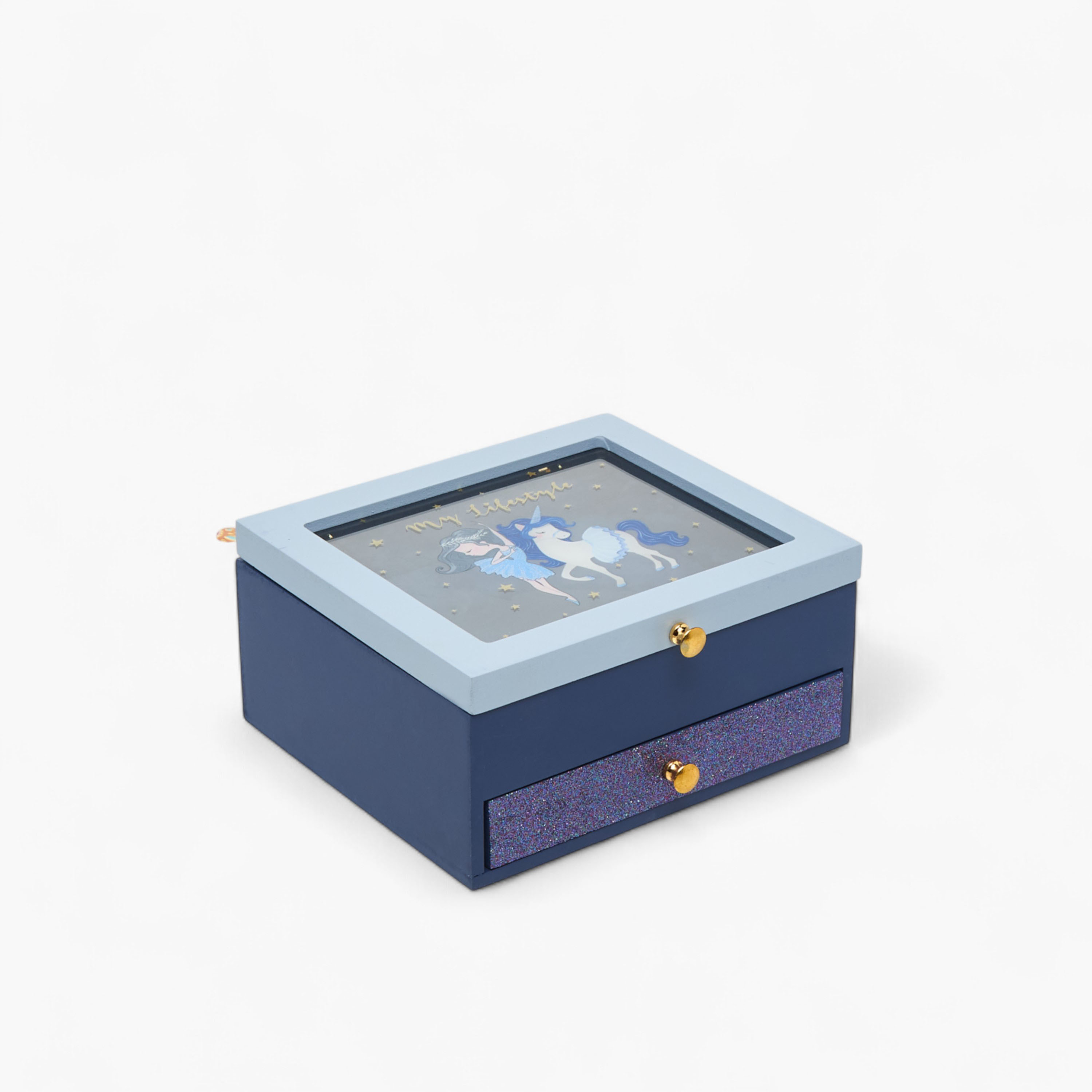 Dancing Ballet Print Jewellry Box - 18x16x9 cms-women-watchesandjewellery-jewellery-storage-image-1