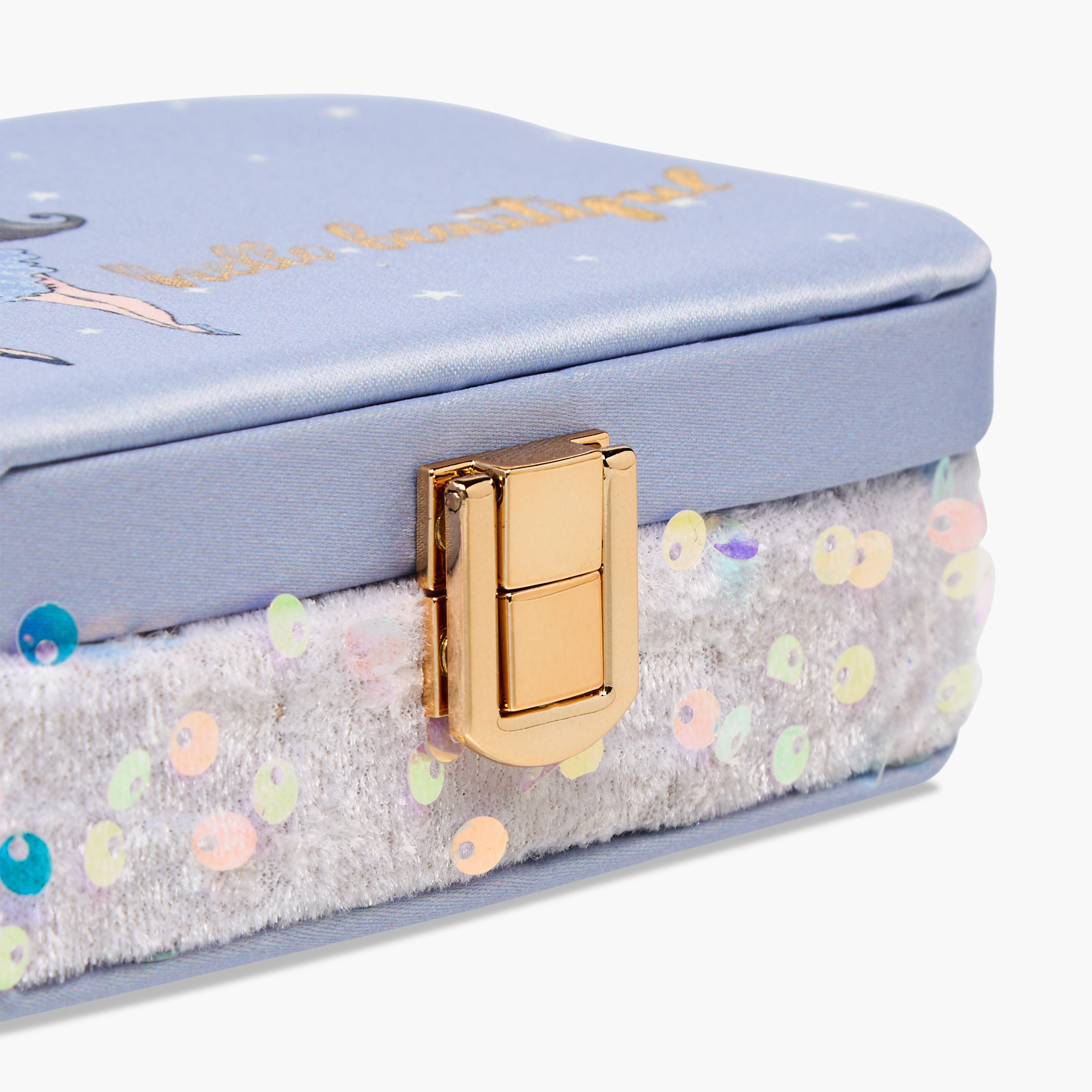 Ballerina Sequin Embellished Jewellery Box - 15x11x5 cms-women-watchesandjewellery-jewellery-storage-image-3