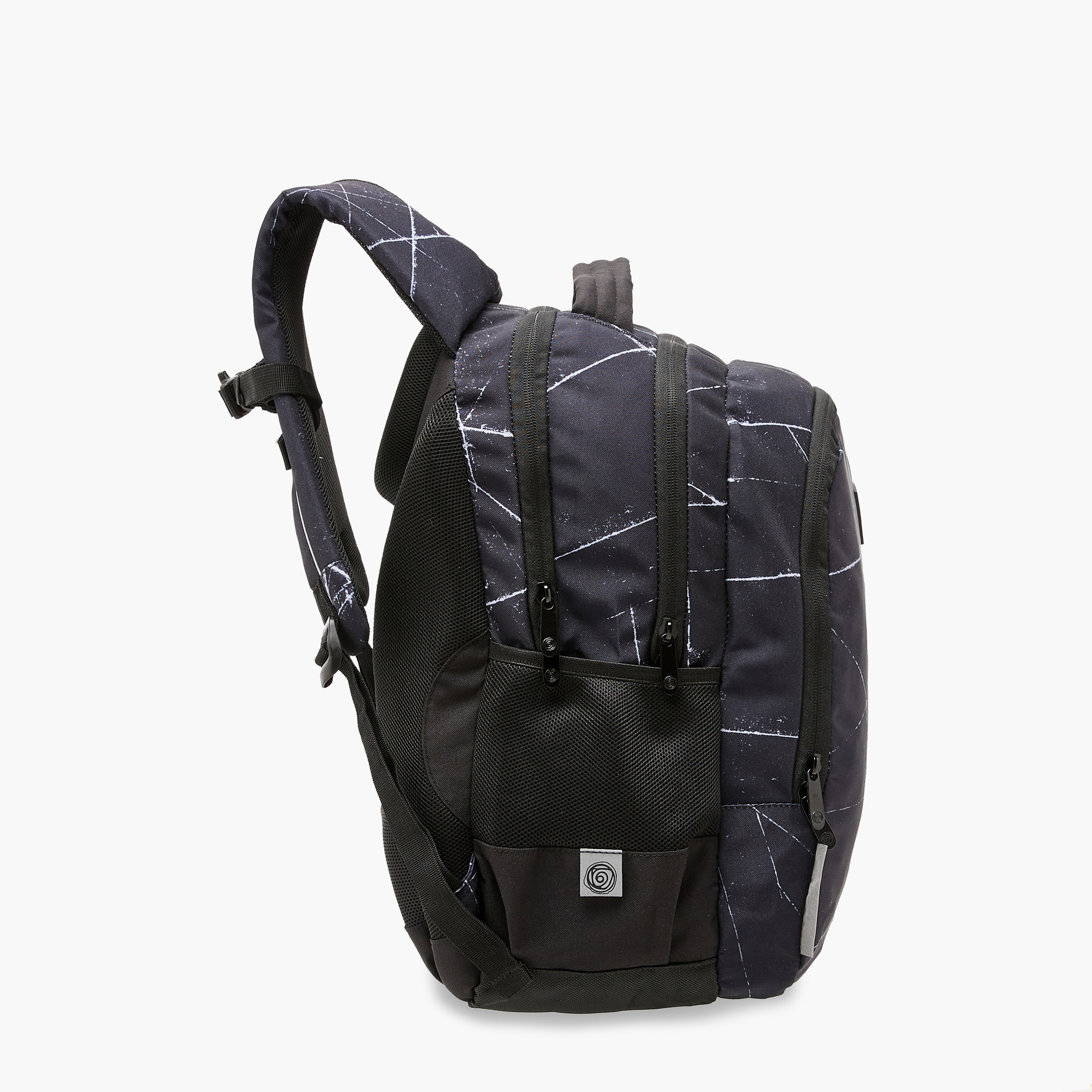 KAOS Geometric 18-inch Backpack with Zip Closure - 48x33x21 cms-school-bagsandbackpacks-backpacks-image-3