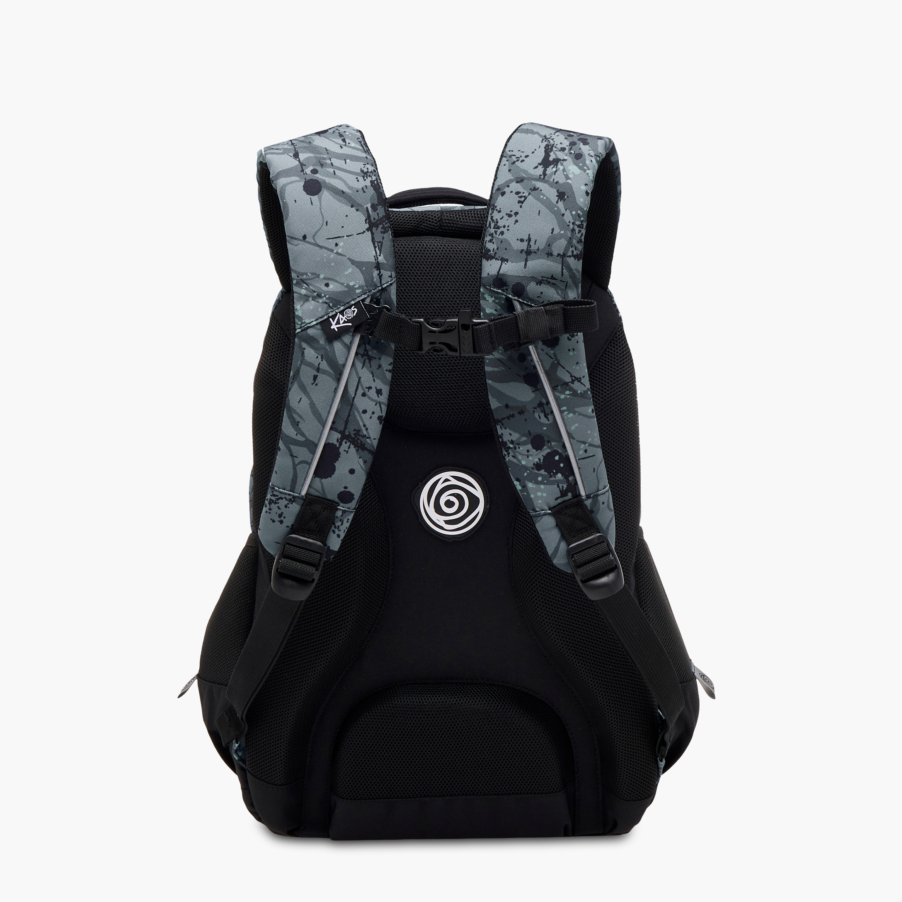 KAOS Abstract Print 3-Compartment 18-inch Backpack with Zip Closure - 48x33x21 cms-school-bagsandbackpacks-backpacks-image-3
