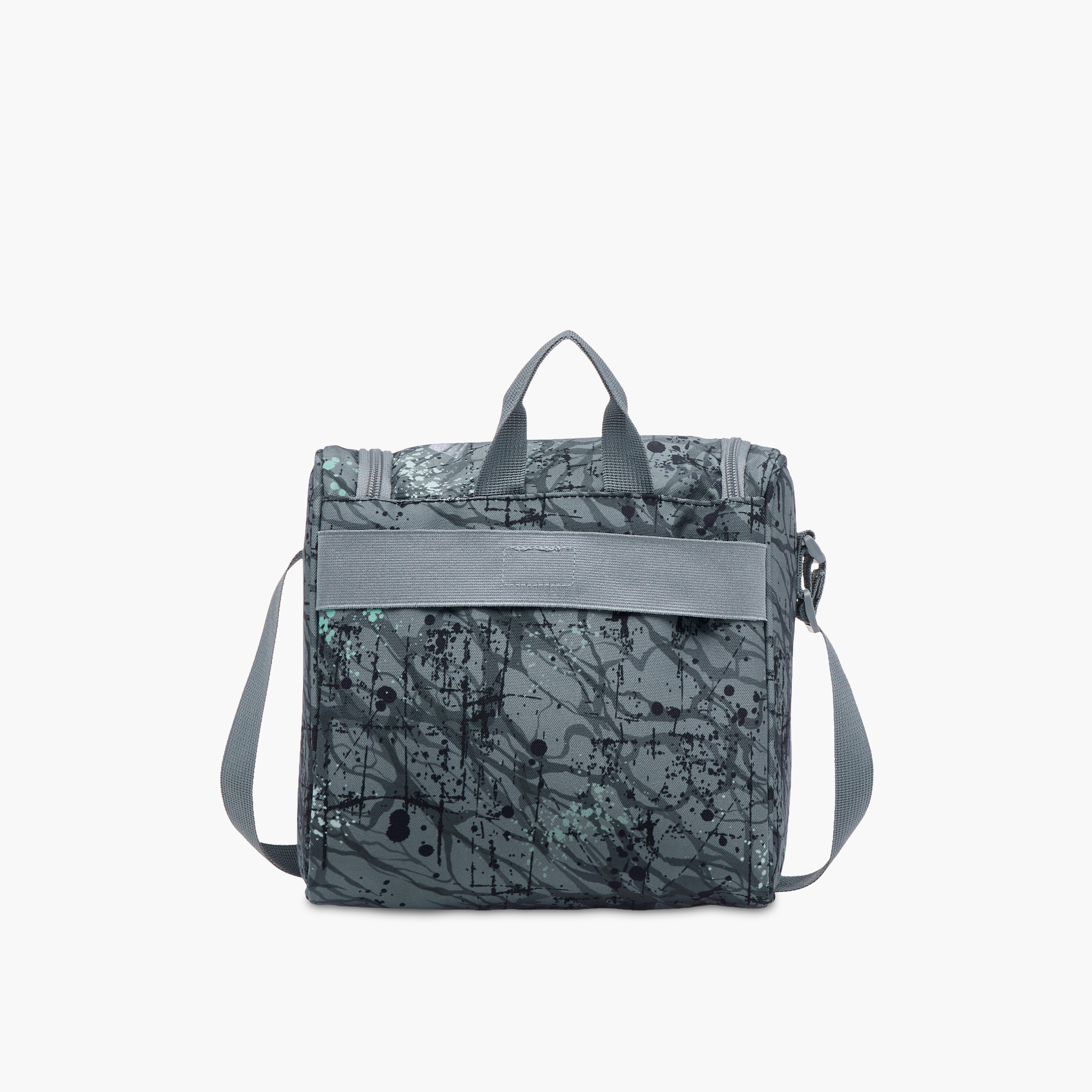 KAOS Printed Lunch Bag with Zip Closure and Strap-school-lunchessentials-lunchbags-image-3