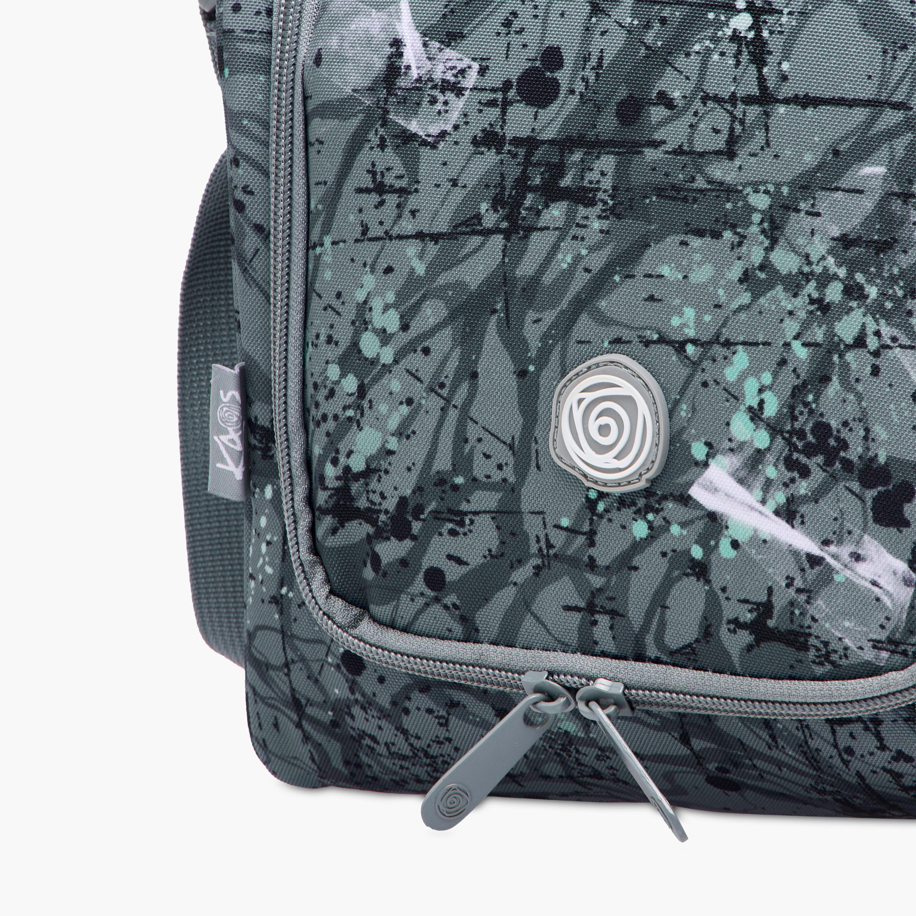 KAOS Printed Lunch Bag with Zip Closure and Strap-school-lunchessentials-lunchbags-image-5