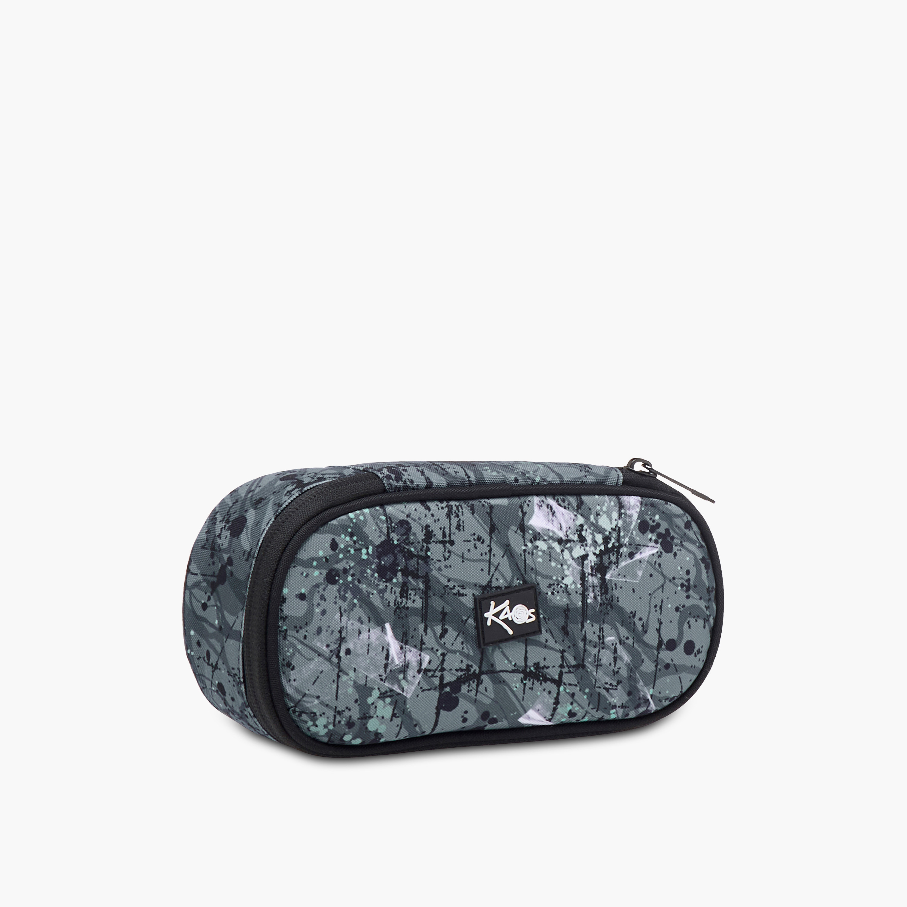 مقلمة بطبعات جرافيتي مع سحاب إغلاق من كاوس-school-stationery-pencilcases-image-2