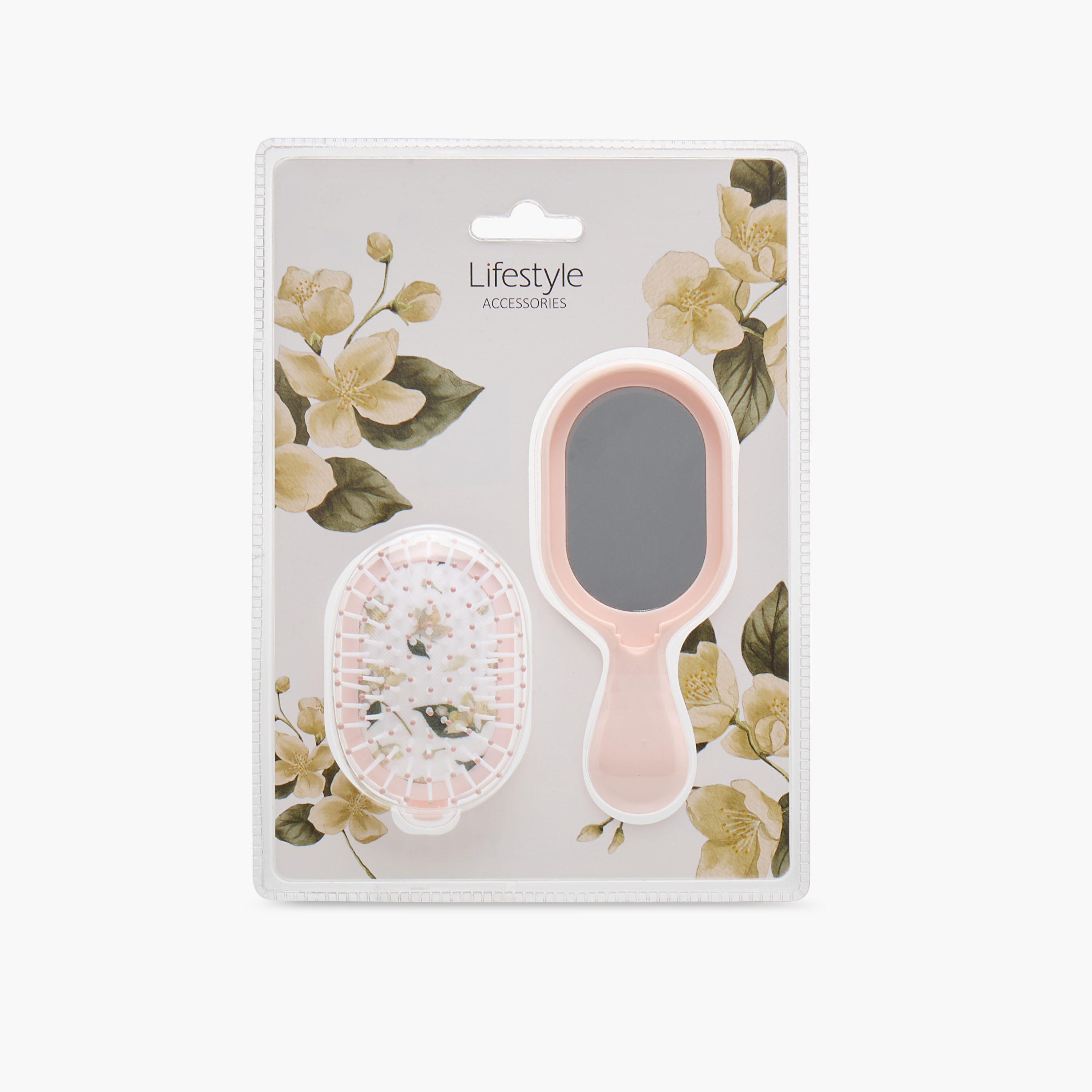 Printed 2-Piece Mirror and Detachable Hairbrush Set-beautyandpersonalcare-hair-stylingtools-hairbrushesandcombs-image-5