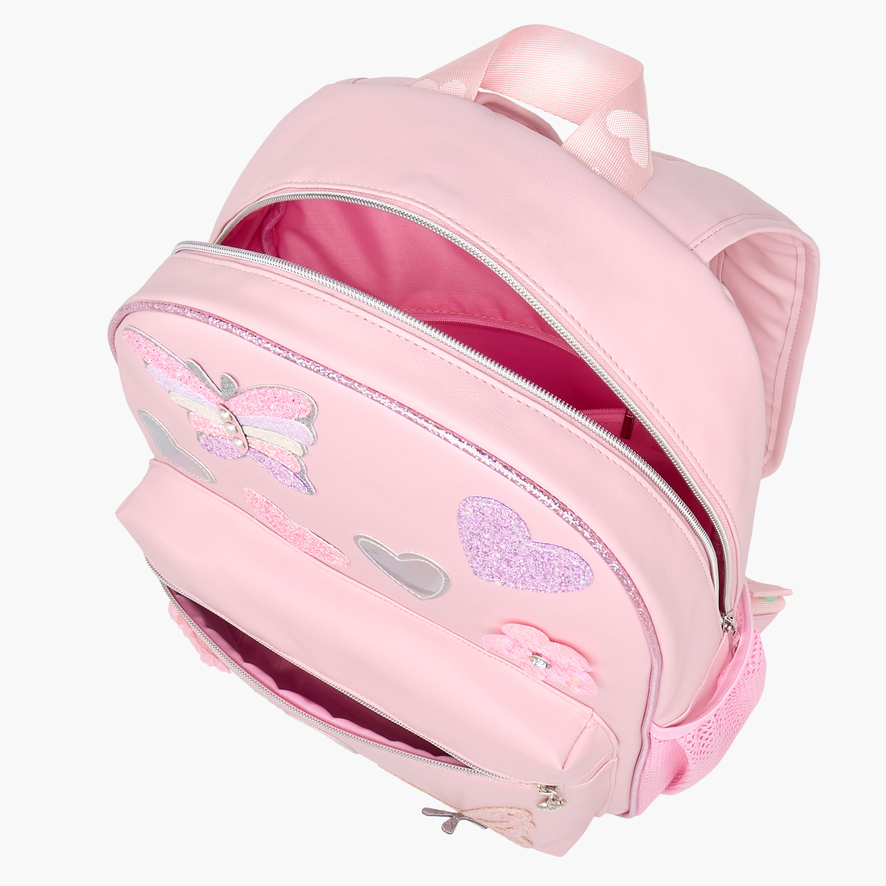 OMG Applique Detail 15.5-inch Backpack with Adjustable Straps and Zip Closure - 31x10x39 cms-promo_LS20_OMN-image-8