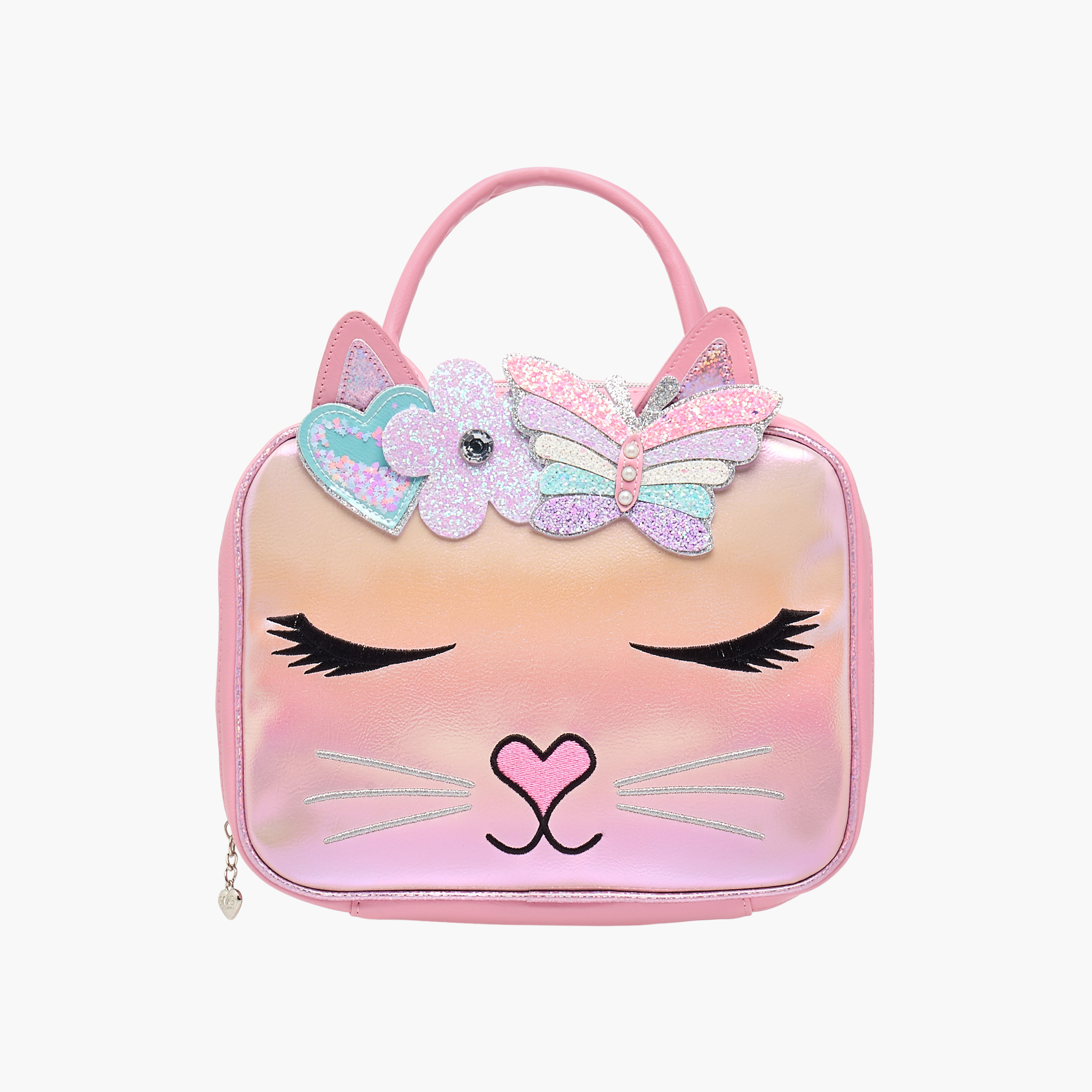 OMG Unicorn Applique Detail Lunch Bag with Double Handle and Zip Closure-school-lunchessentials-lunchbags-image-1
