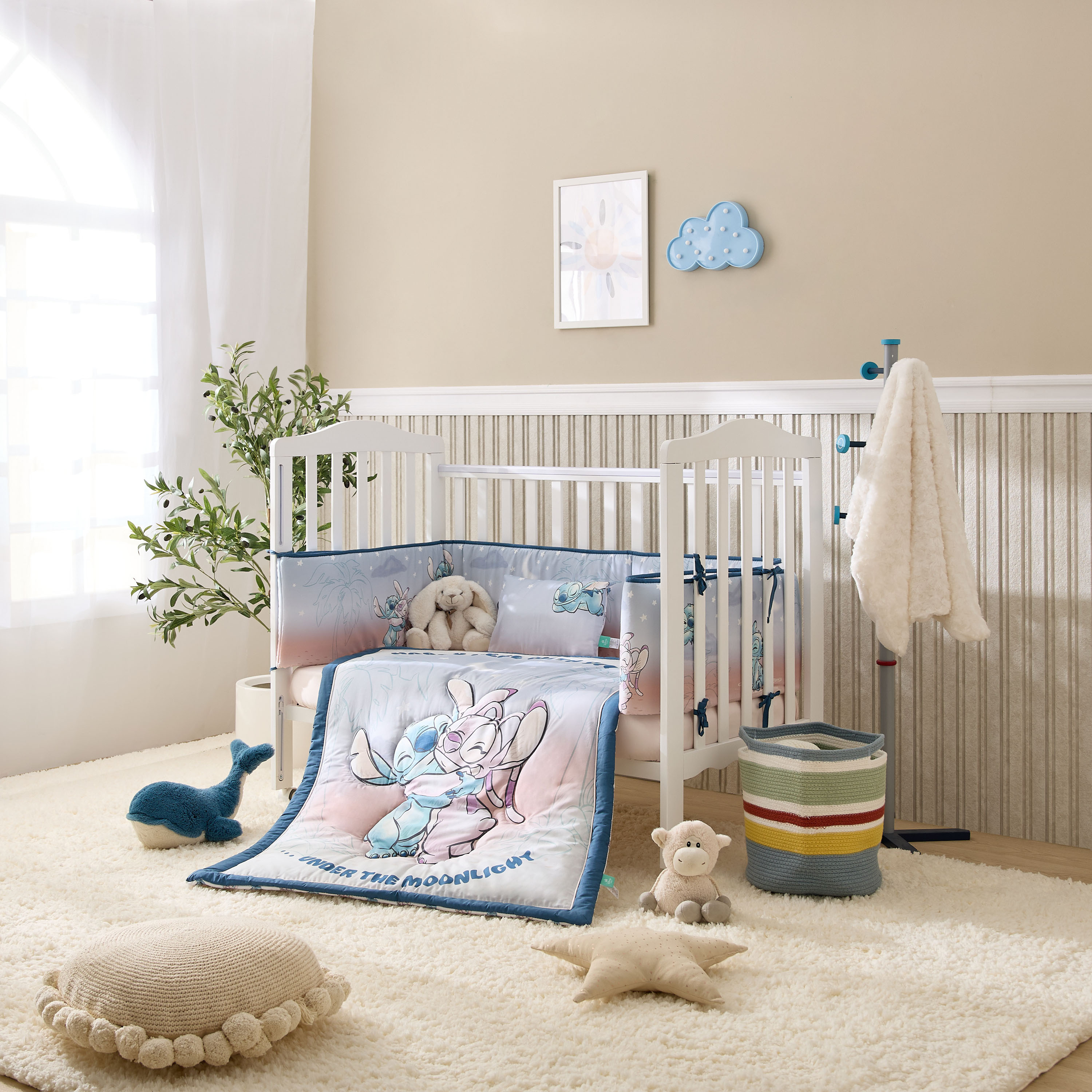 Disney 5-Piece Stitch and Angel Print Bedding Set-baby-nursery-babybedding-image-15