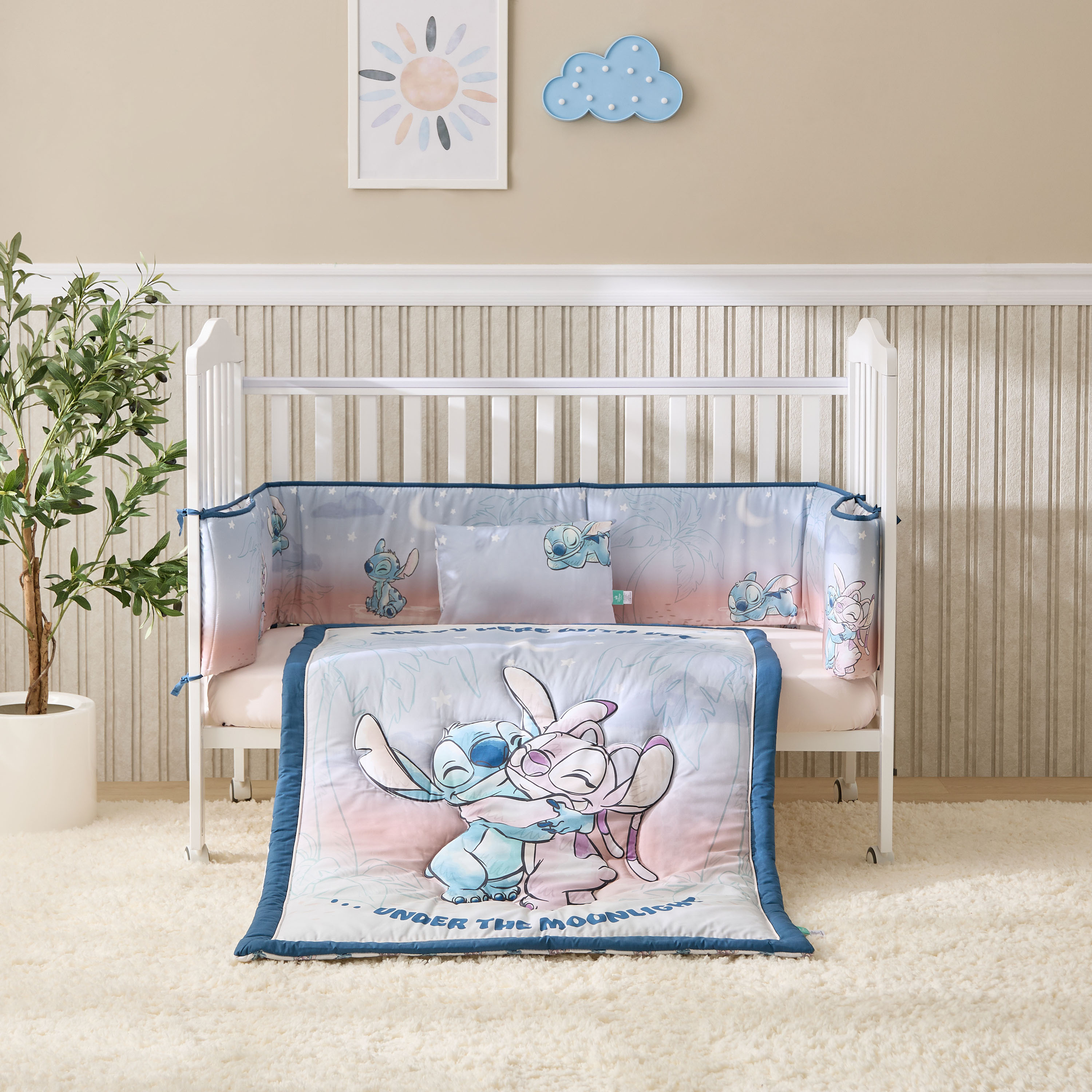 Disney 5-Piece Stitch and Angel Print Bedding Set-baby-nursery-babybedding-image-5