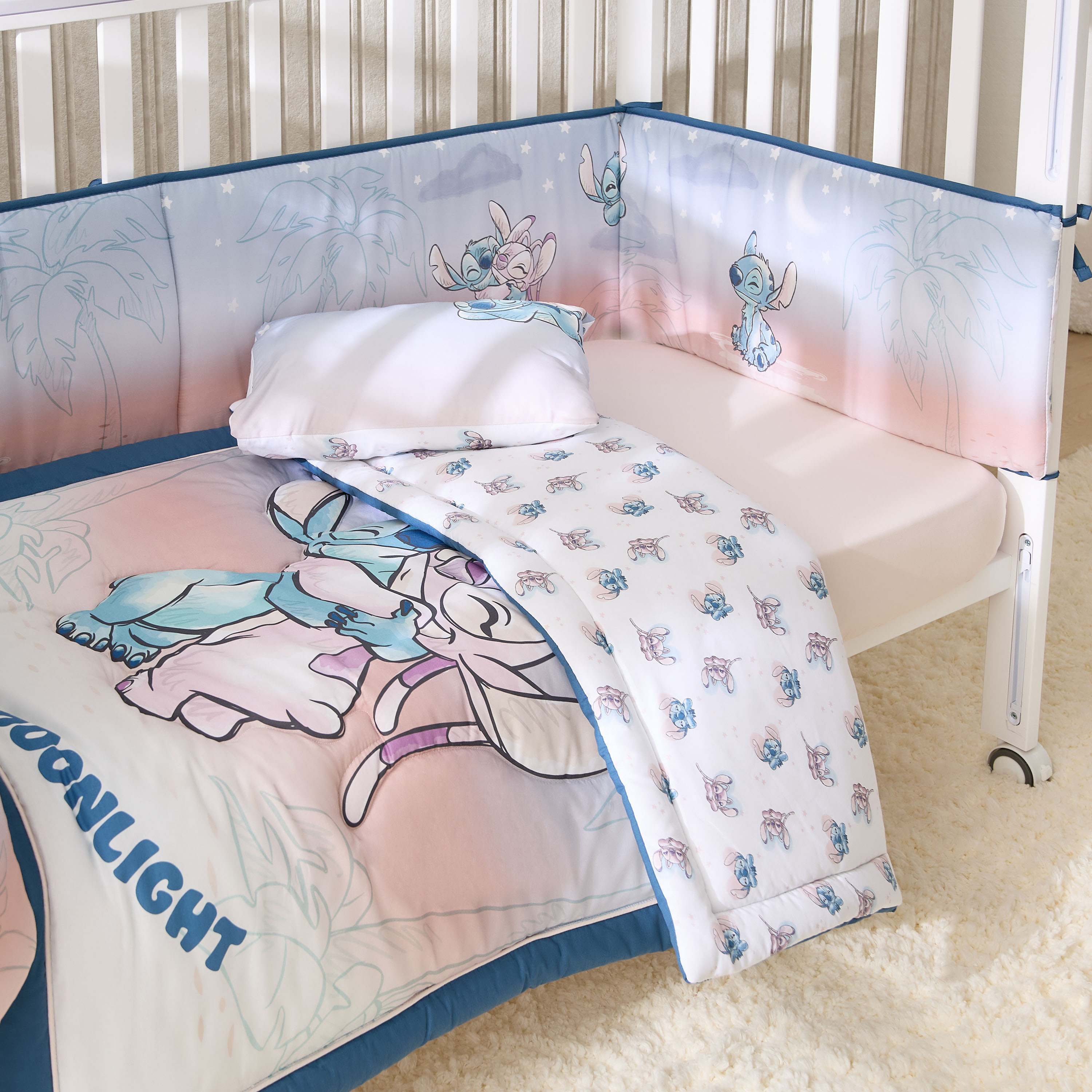 Disney 5-Piece Stitch and Angel Print Bedding Set-baby-nursery-babybedding-image-6