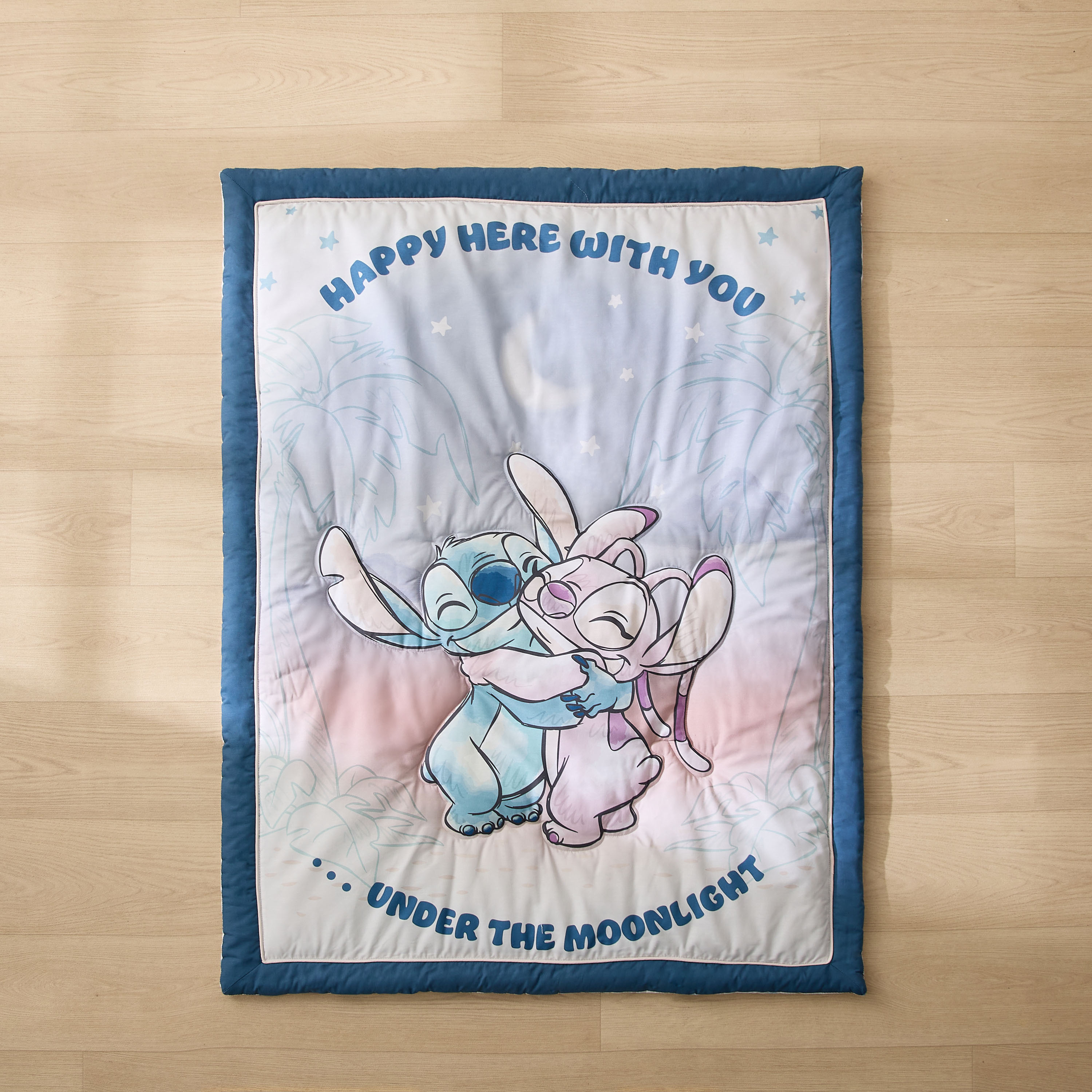 Disney 2-Piece Angel and Stitch Print Comforter and Pillow Set-baby-nursery-babybedding-image-3