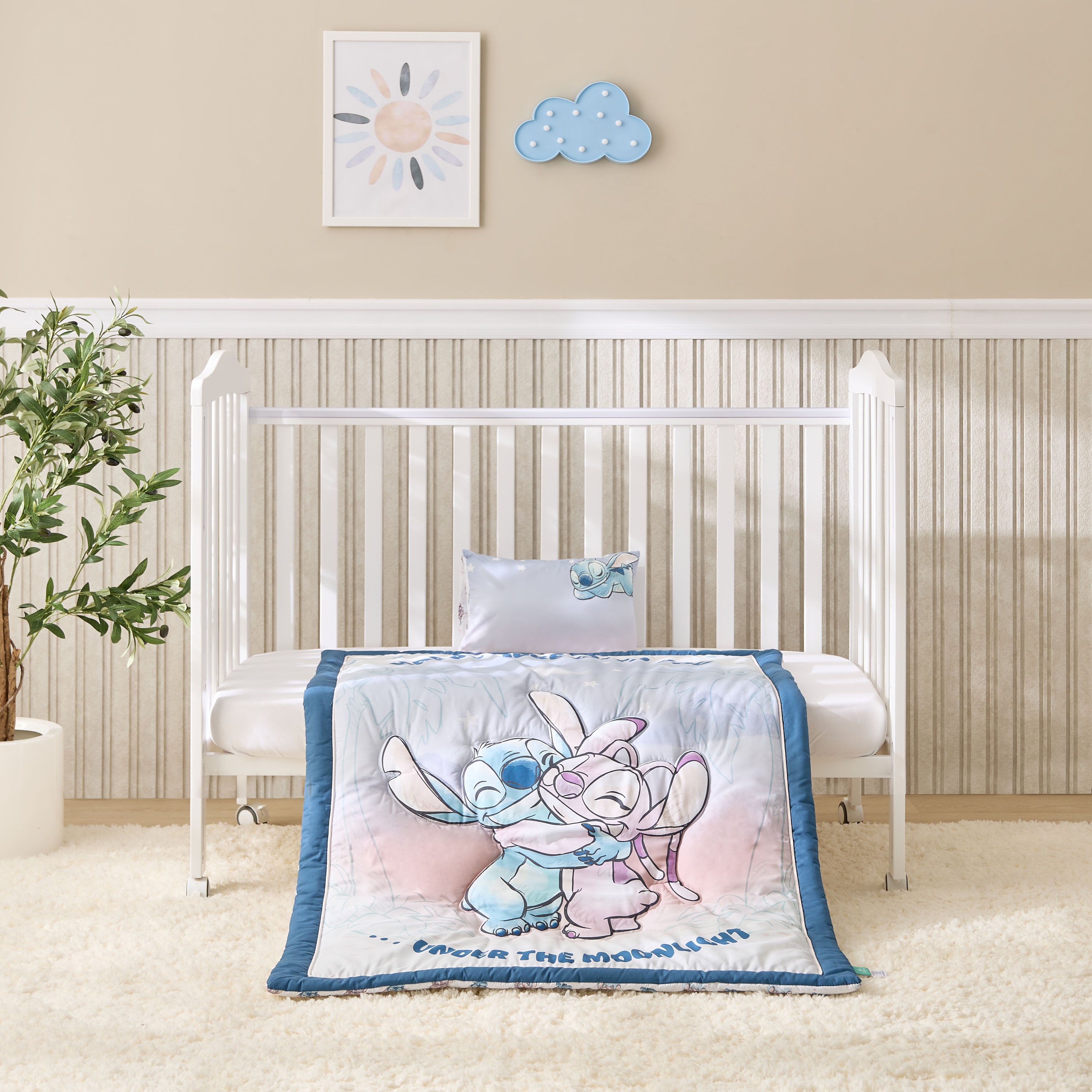 Disney 2-Piece Angel and Stitch Print Comforter and Pillow Set-baby-nursery-babybedding-image-5