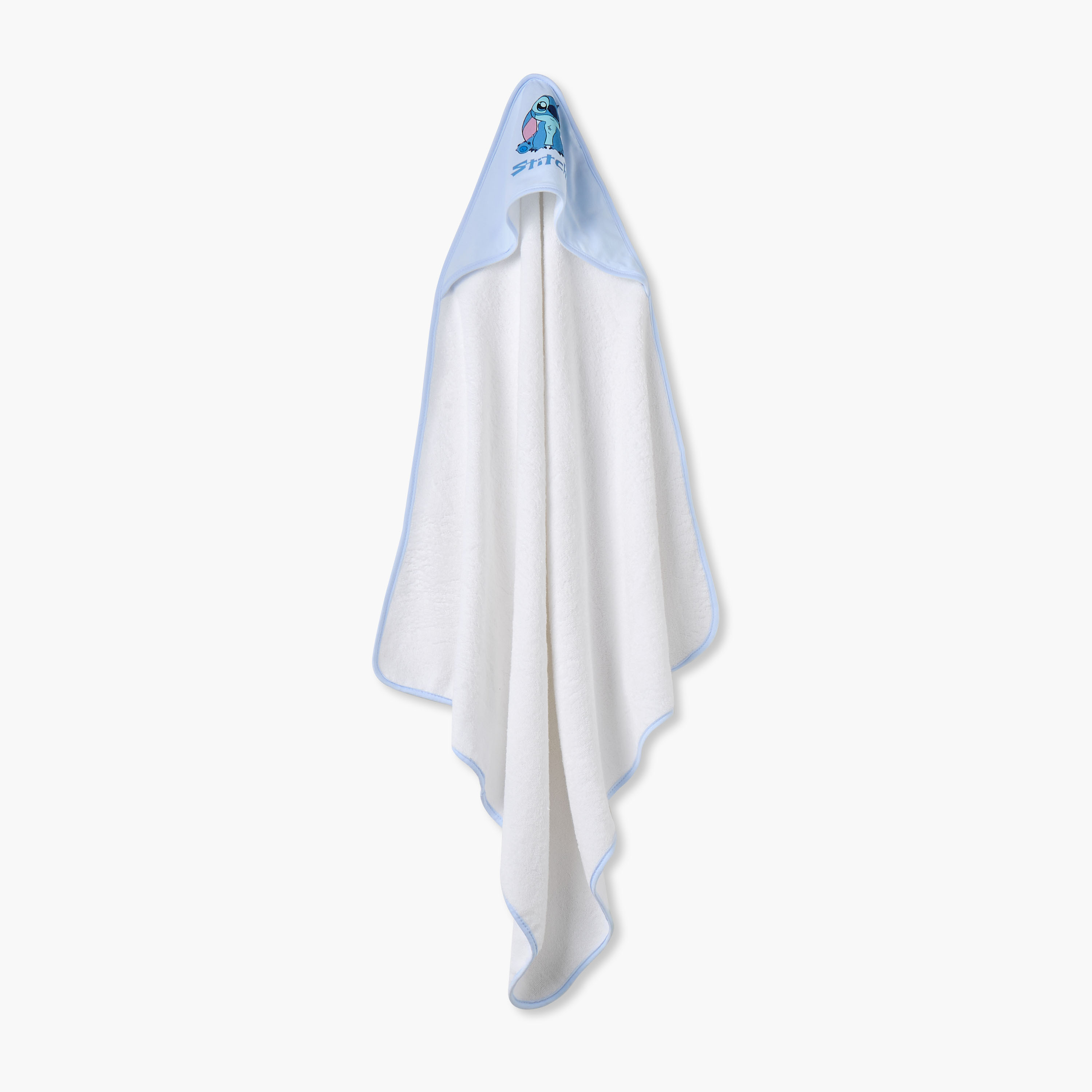 Disney Stitch Printed Hooded Towel-baby-bathandcare-towels-image-1