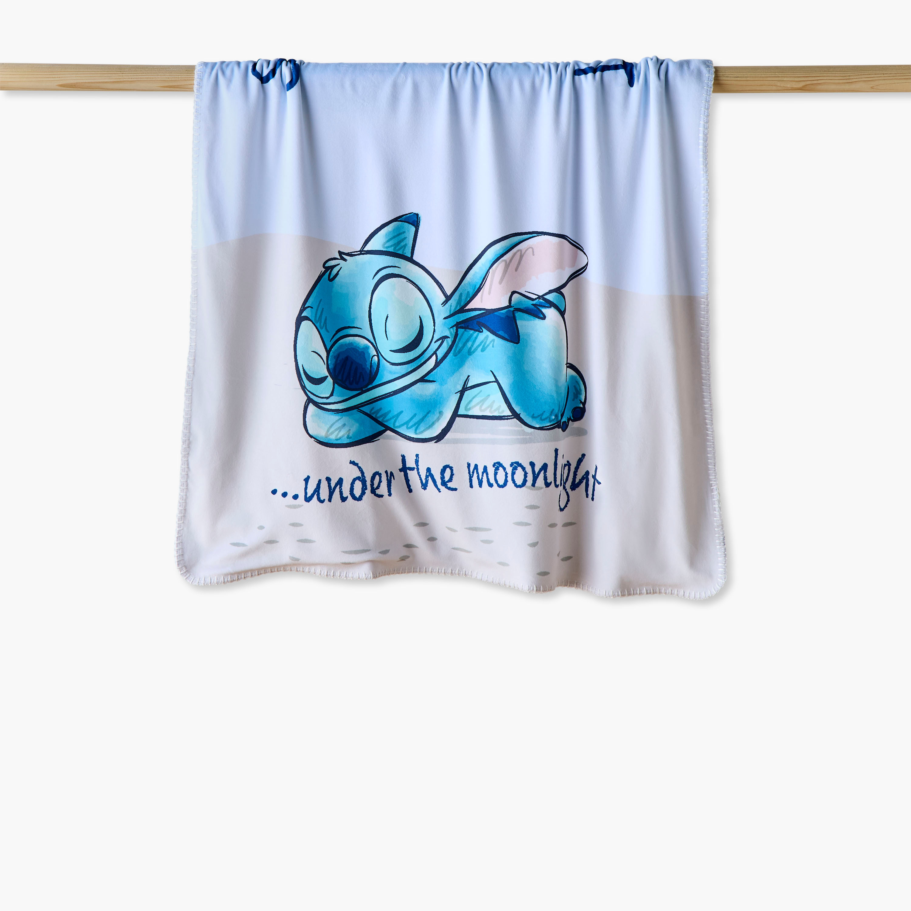 Disney Stitch Print Blanket - 80x100 cm-baby-nursery-blanketsandswaddles-blanketsandquilts-image-1