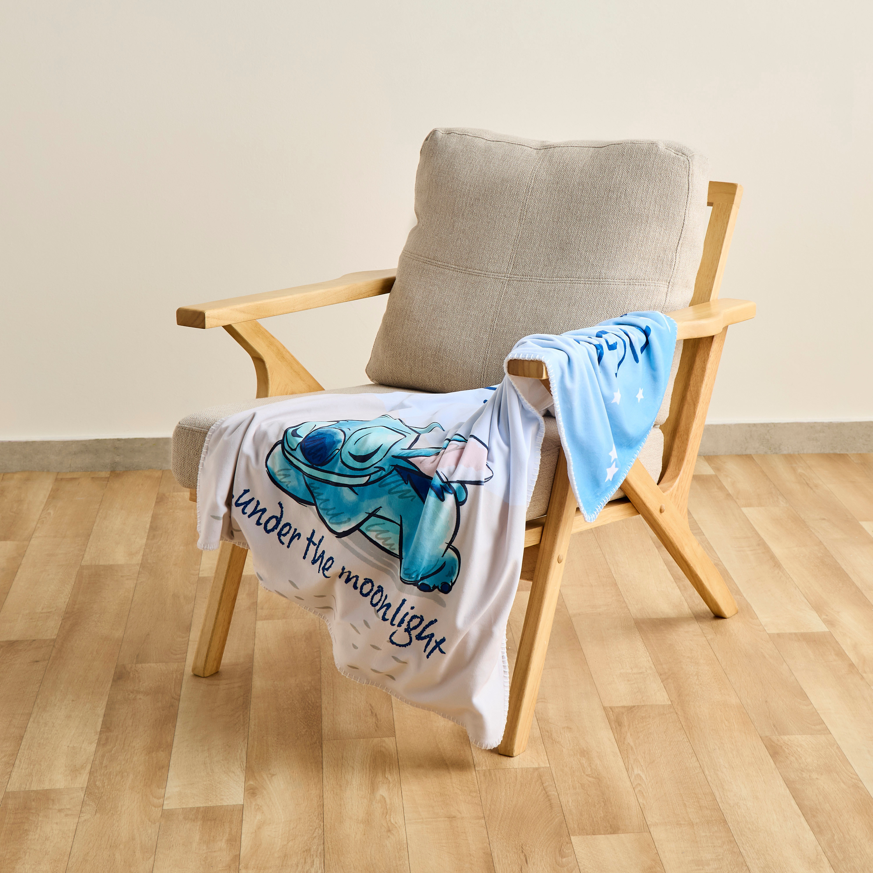 Disney Stitch Print Blanket - 80x100 cm-baby-nursery-blanketsandswaddles-blanketsandquilts-image-2