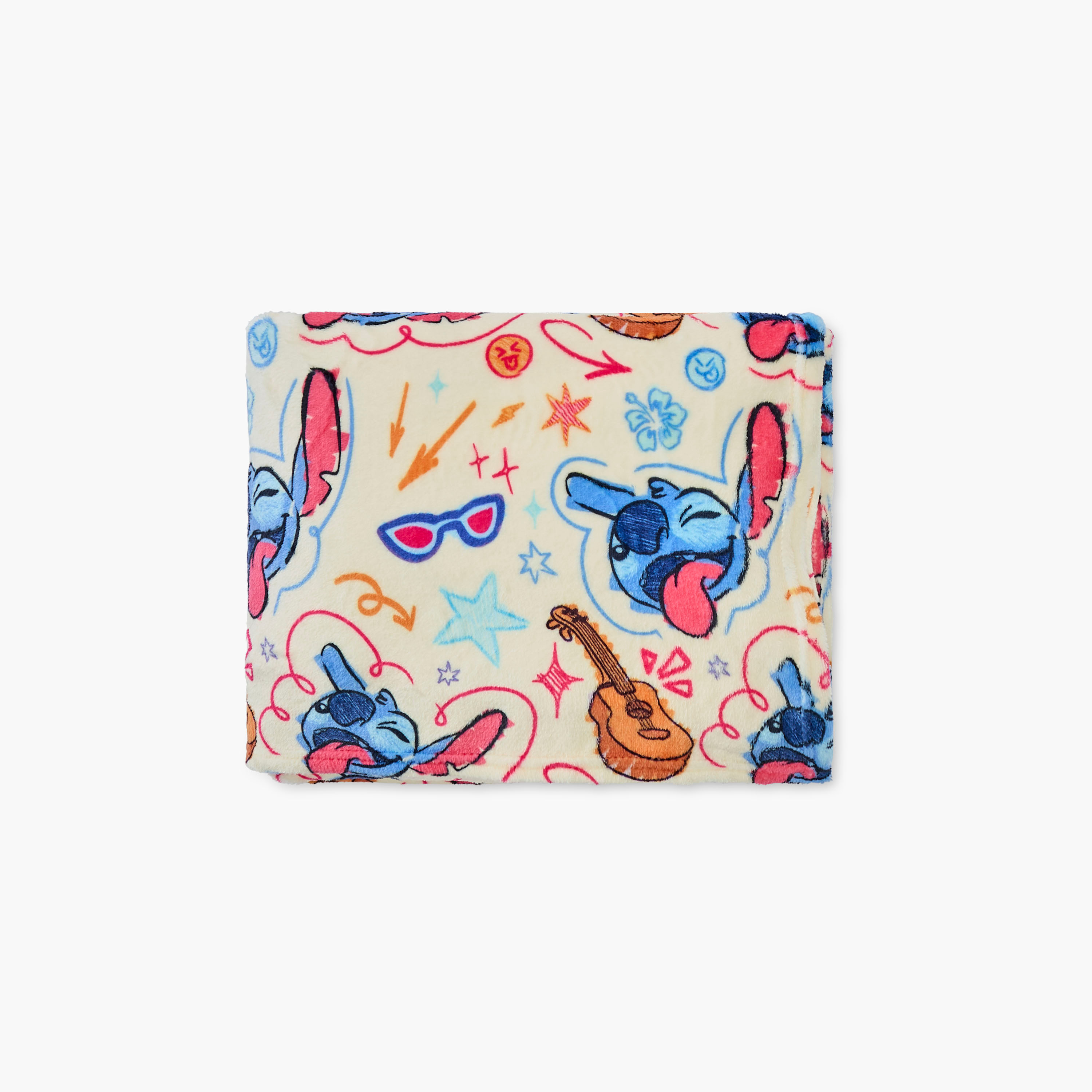 Juniors Stitch Print Fleece Blanket - 130x170 cm-baby-nursery-blanketsandswaddles-blanketsandquilts-image-3