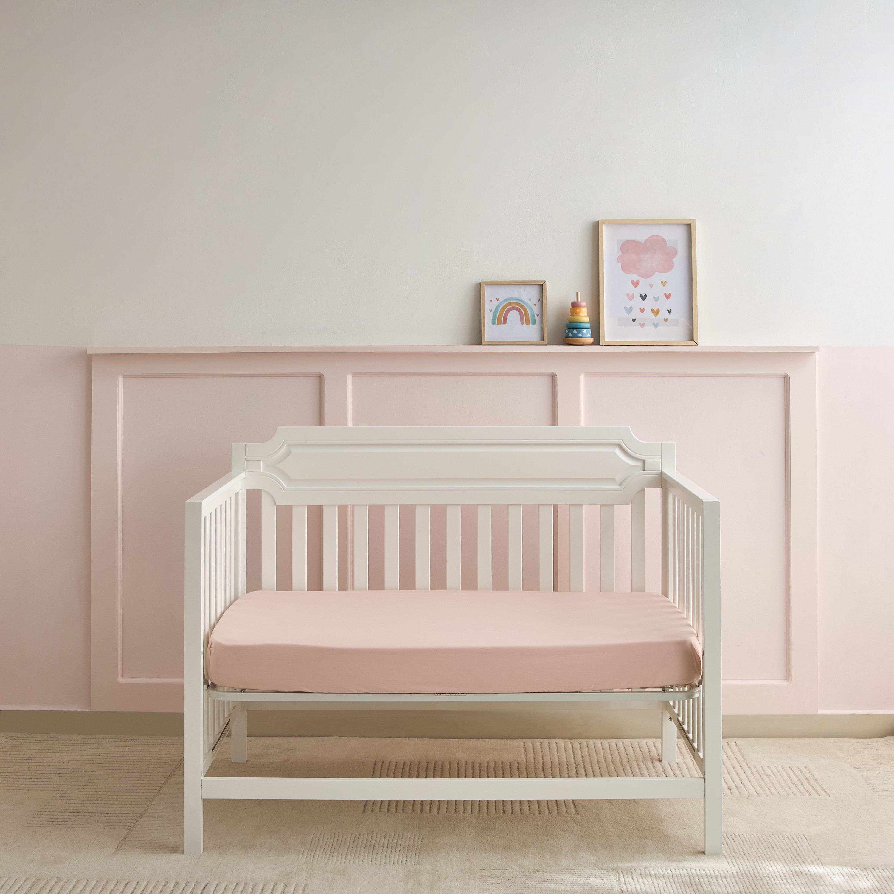 Juniors 2-Piece Printed Crib Fitted Sheet Set - 70x130x20 cm-baby-nursery-babybedding-image-5