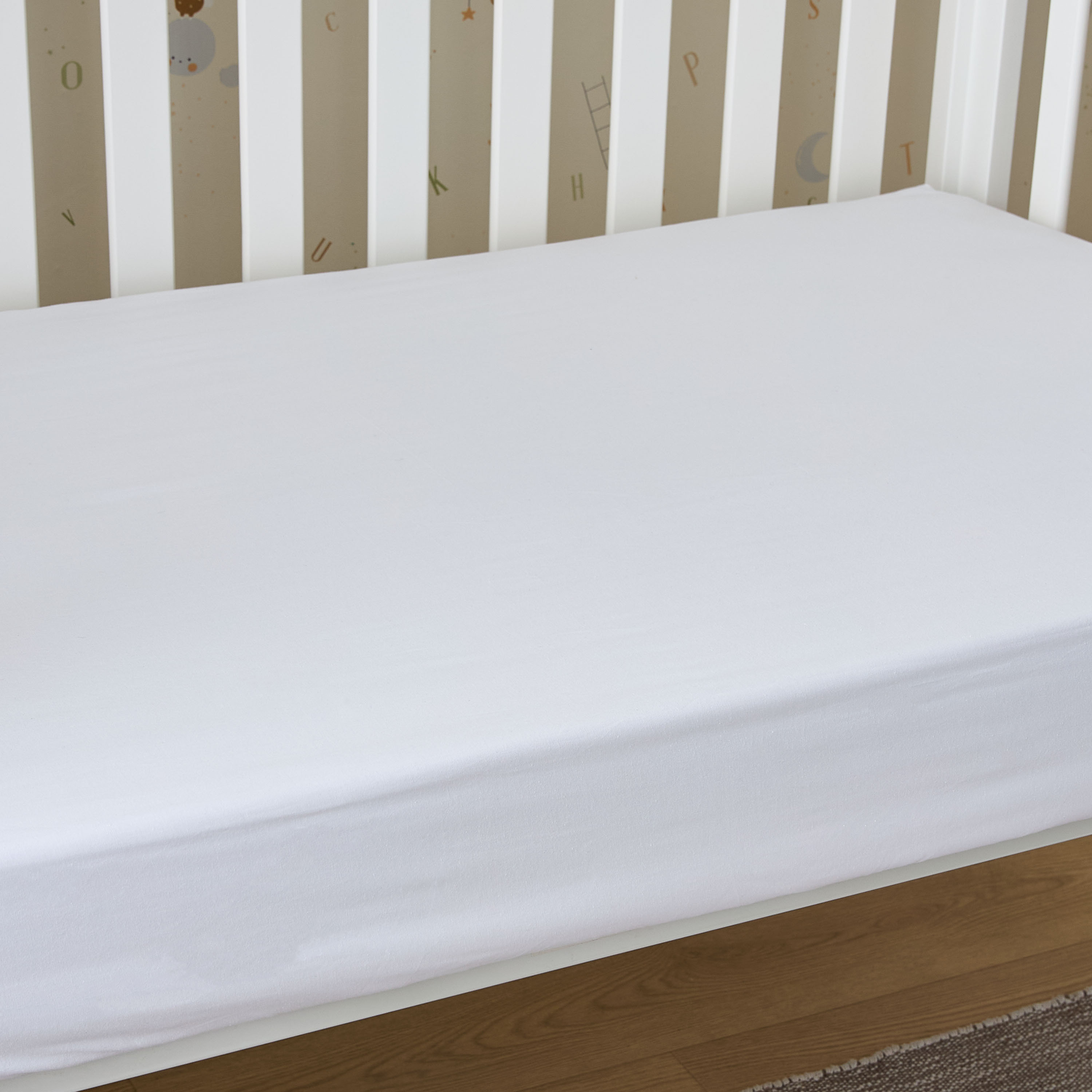 Juniors 2-Piece Solid Crib Fitted Sheet Set - 70x130 cm-baby-nursery-babybedding-image-3