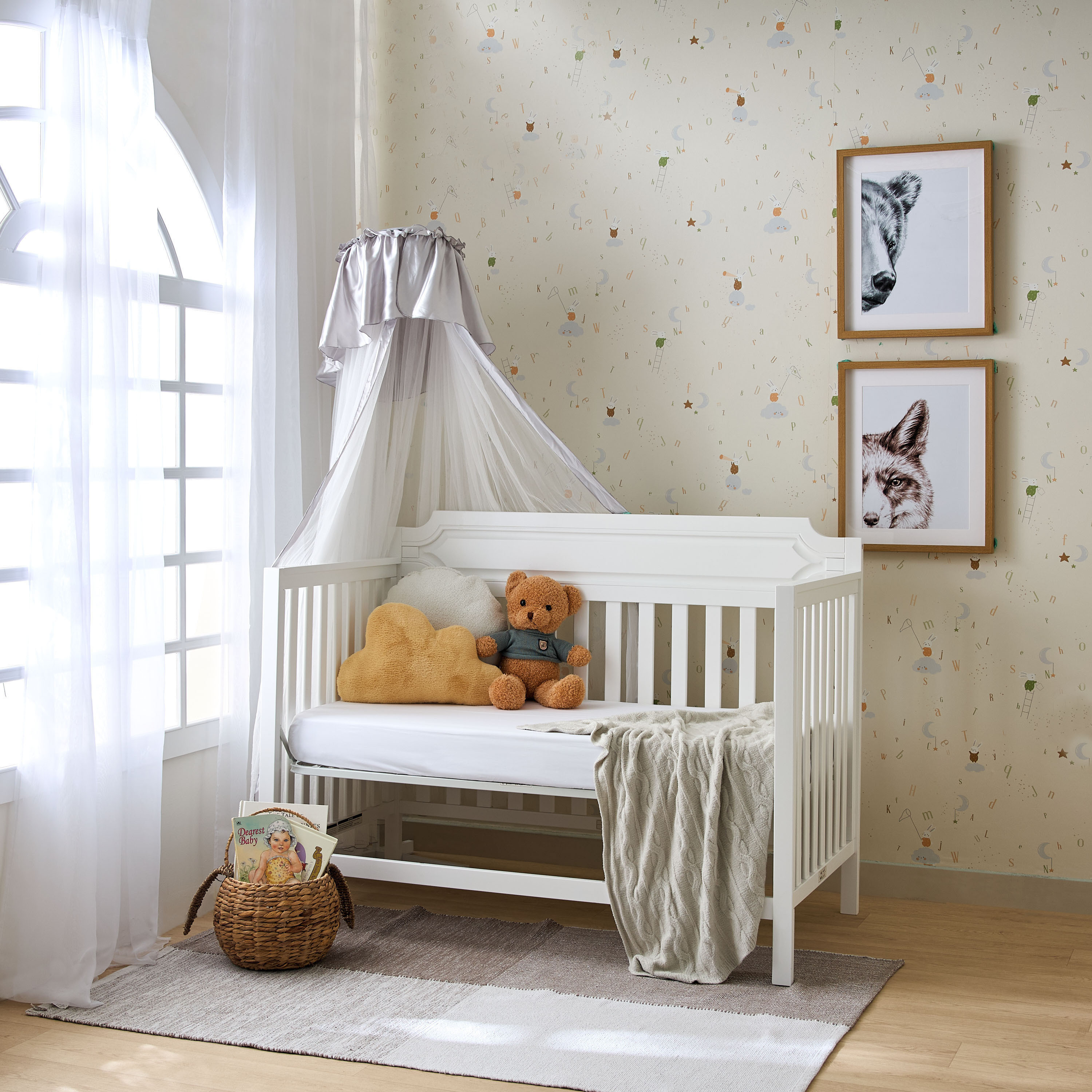 Juniors 2-Piece Solid Crib Fitted Sheet Set - 70x130 cm-baby-nursery-babybedding-image-6