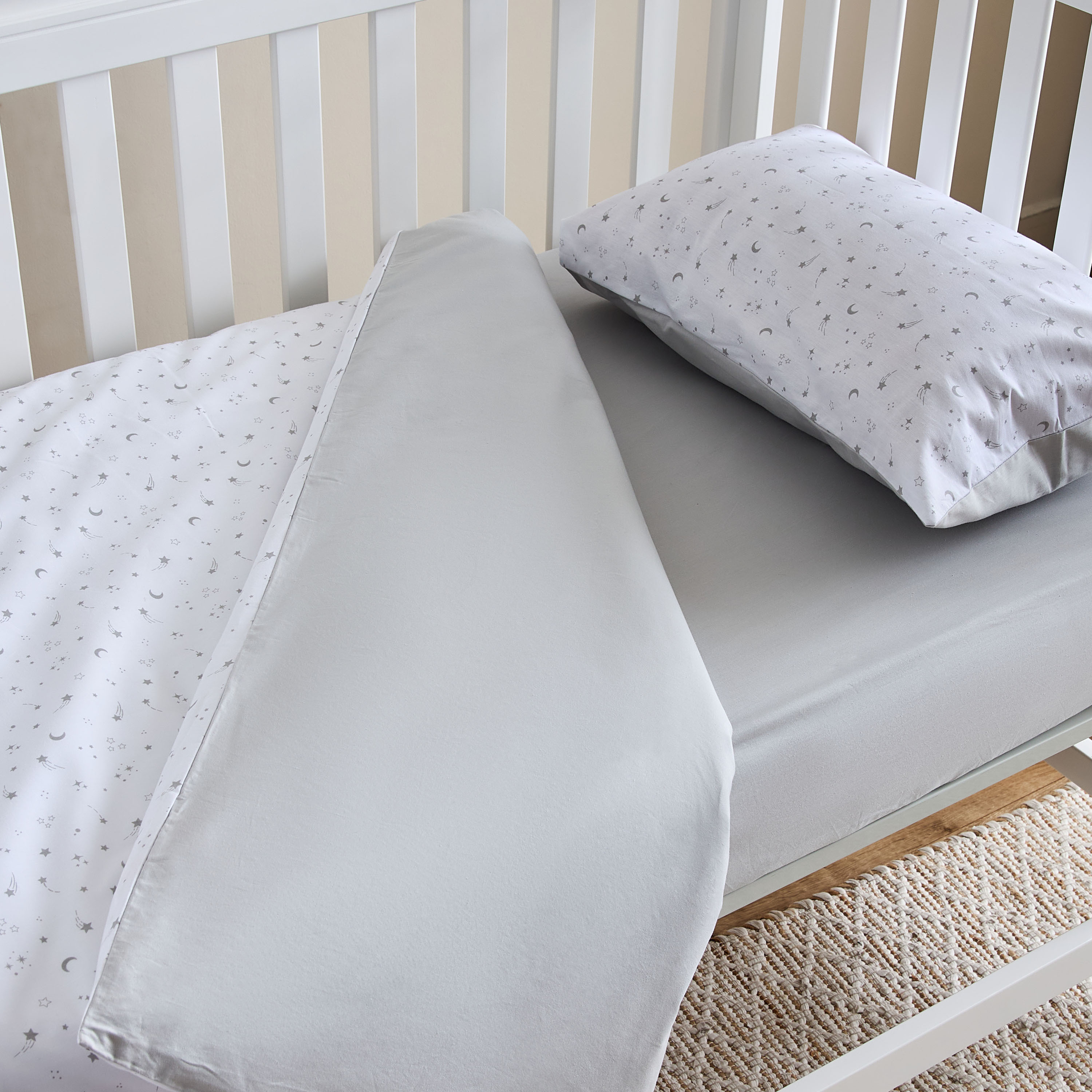 Juniors Printed Duvet Cover and Pillowcase Set - 100x130 cm-baby-nursery-babybedding-image-9