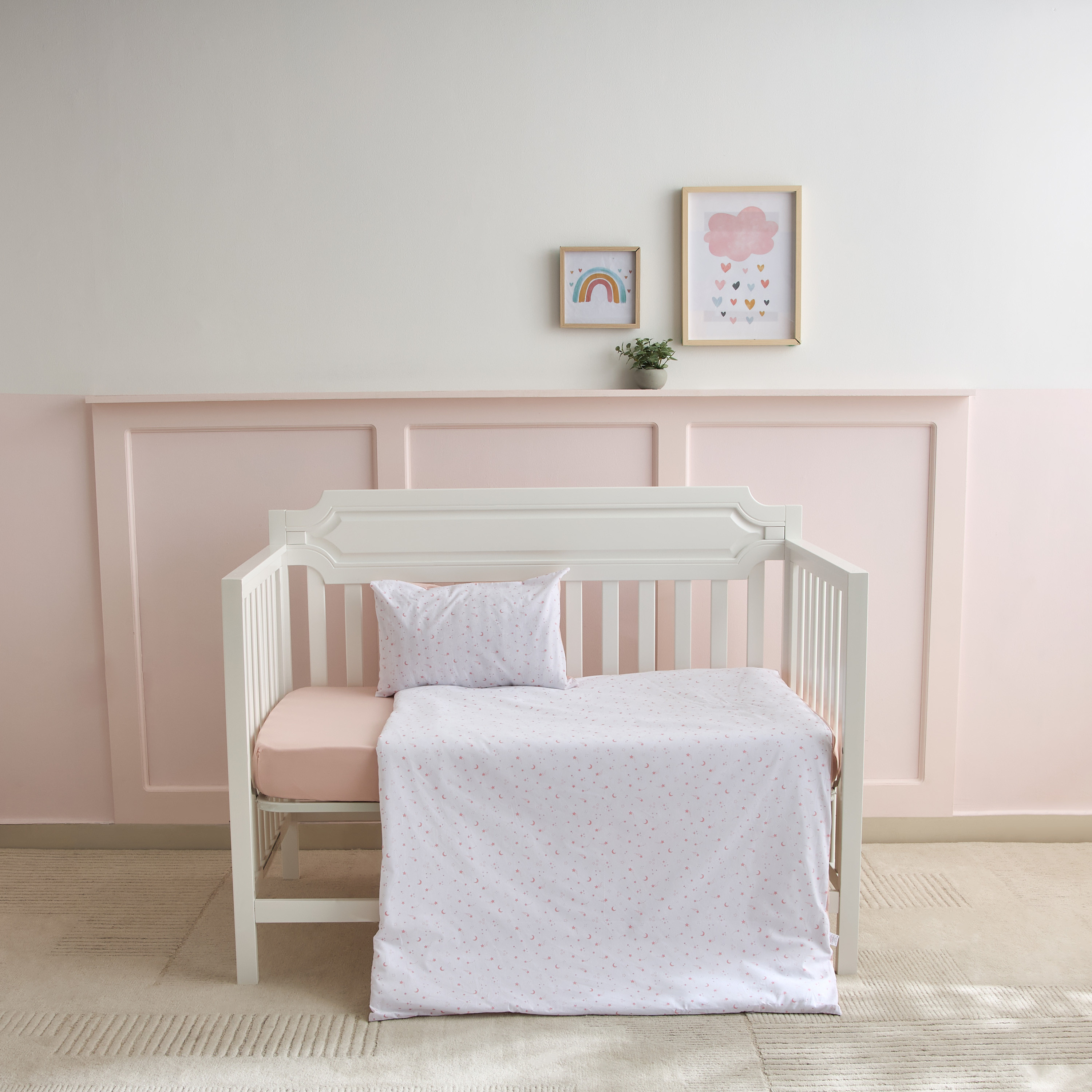Juniors Printed Duvet Cover and Pillowcase Set - 100x130 cm-baby-nursery-babybedding-image-1