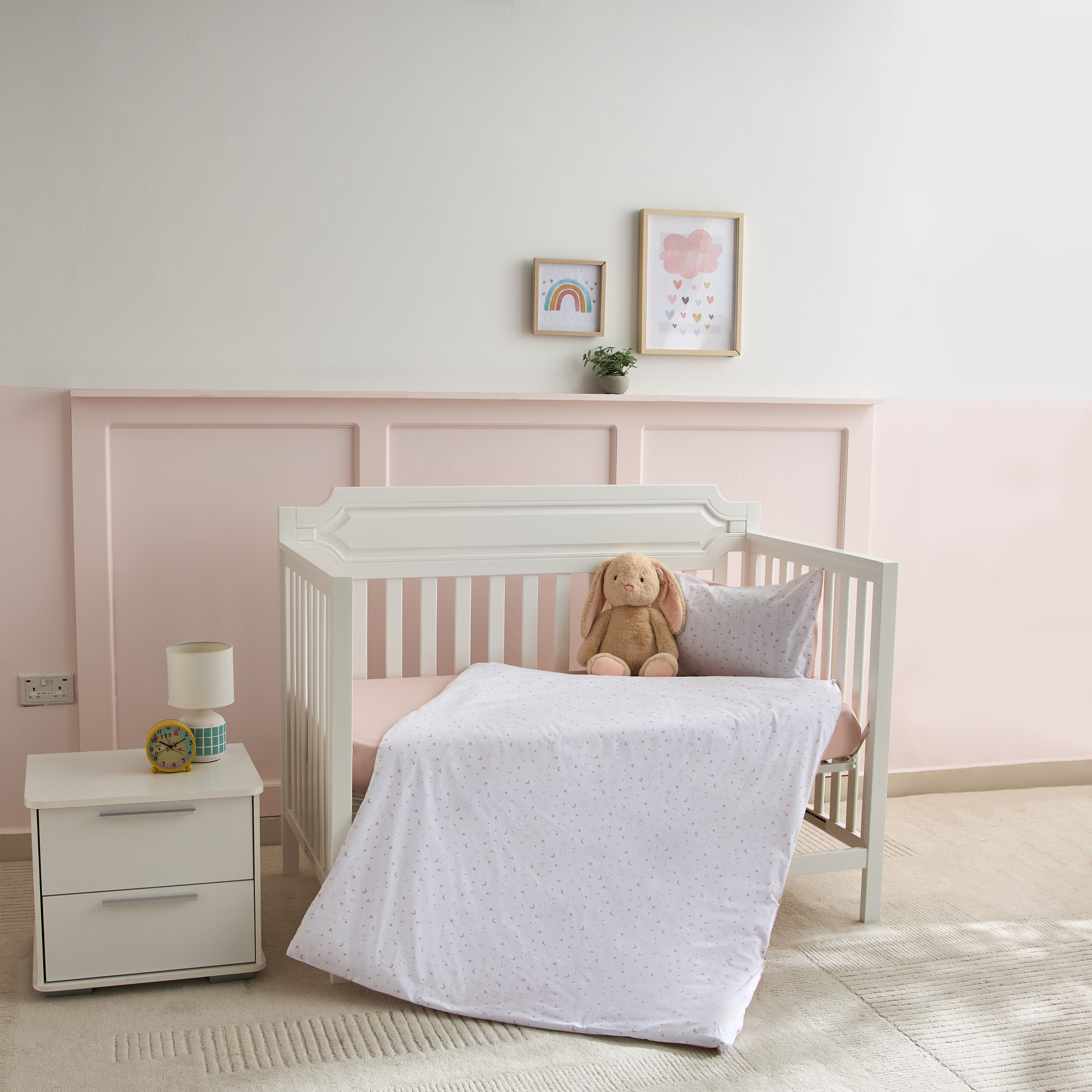 Juniors Printed Duvet Cover and Pillowcase Set - 100x130 cm-baby-nursery-babybedding-image-4