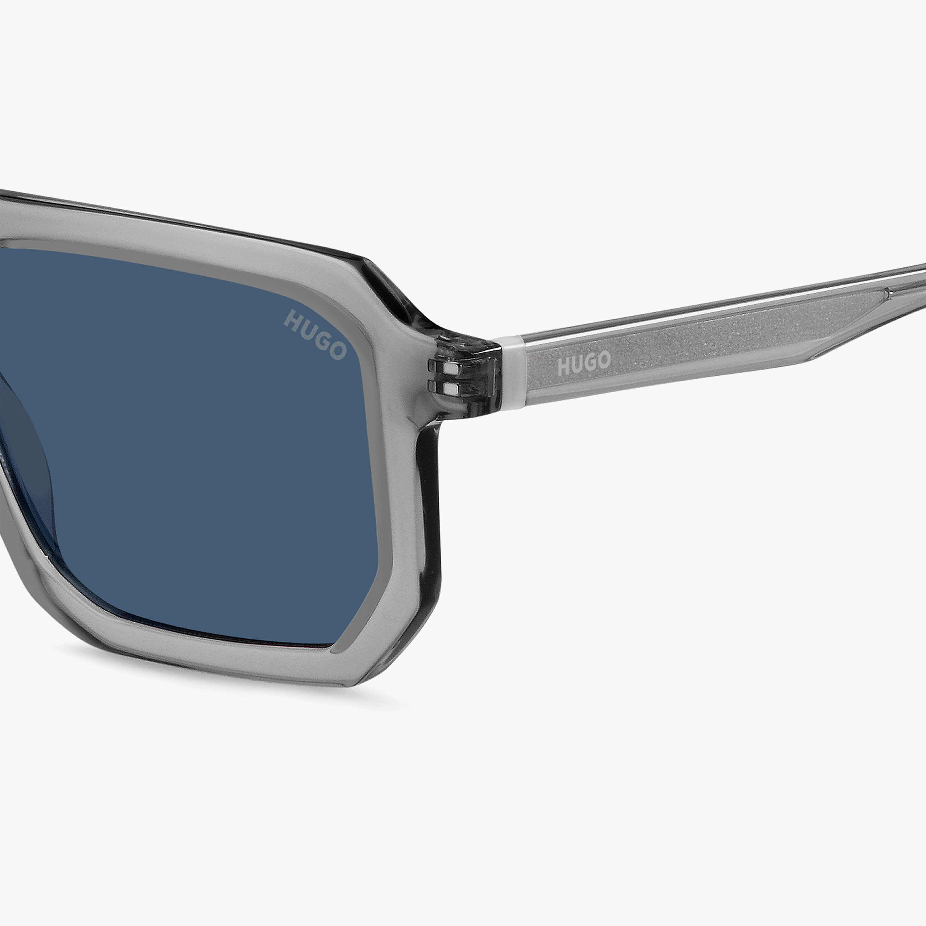 Hugo 53MM Blue Rectangle Sunglasses-men-sunglasses-image-5