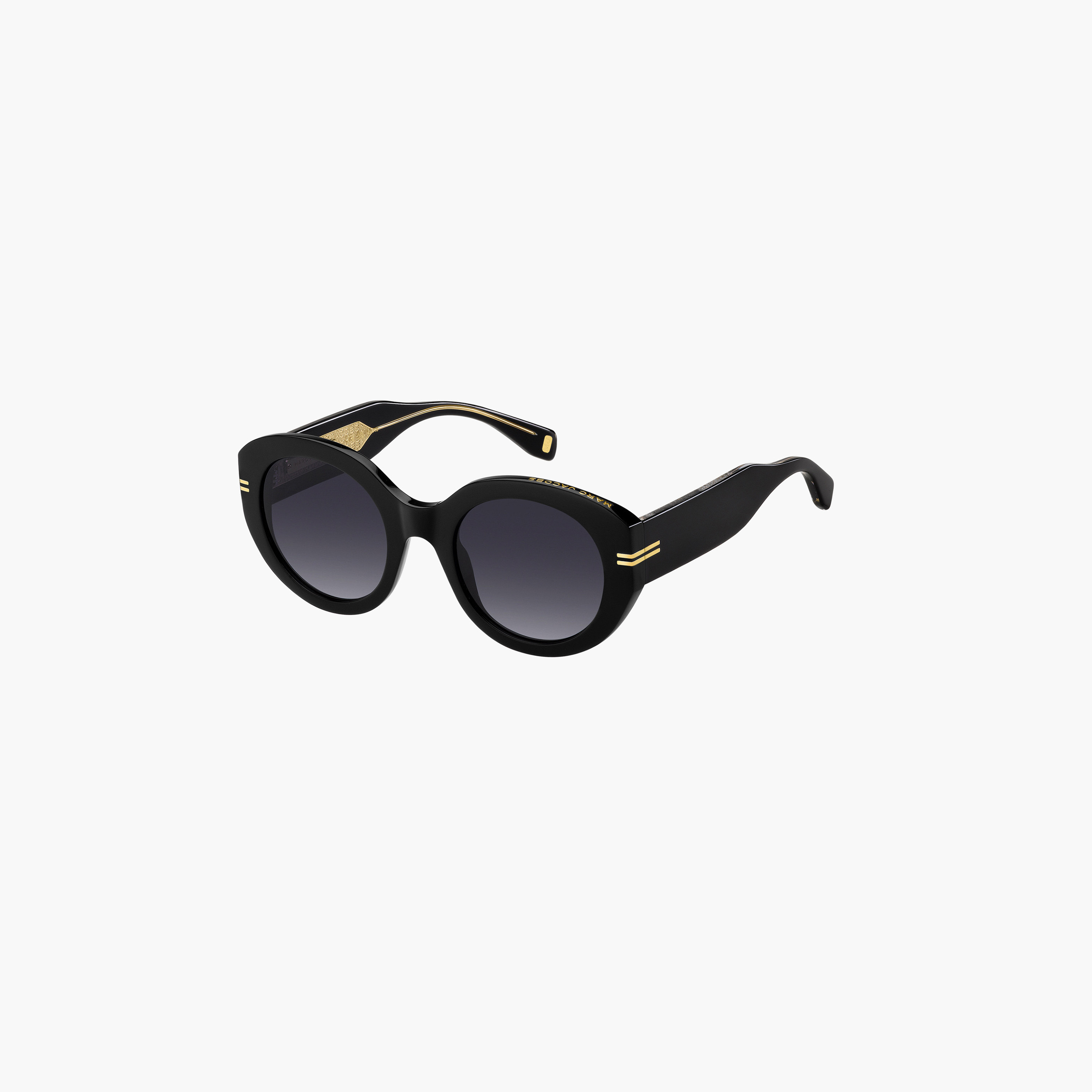 Marc Jacobs 51MM Black Oval Sunglasses-women-sunglasses-image-1